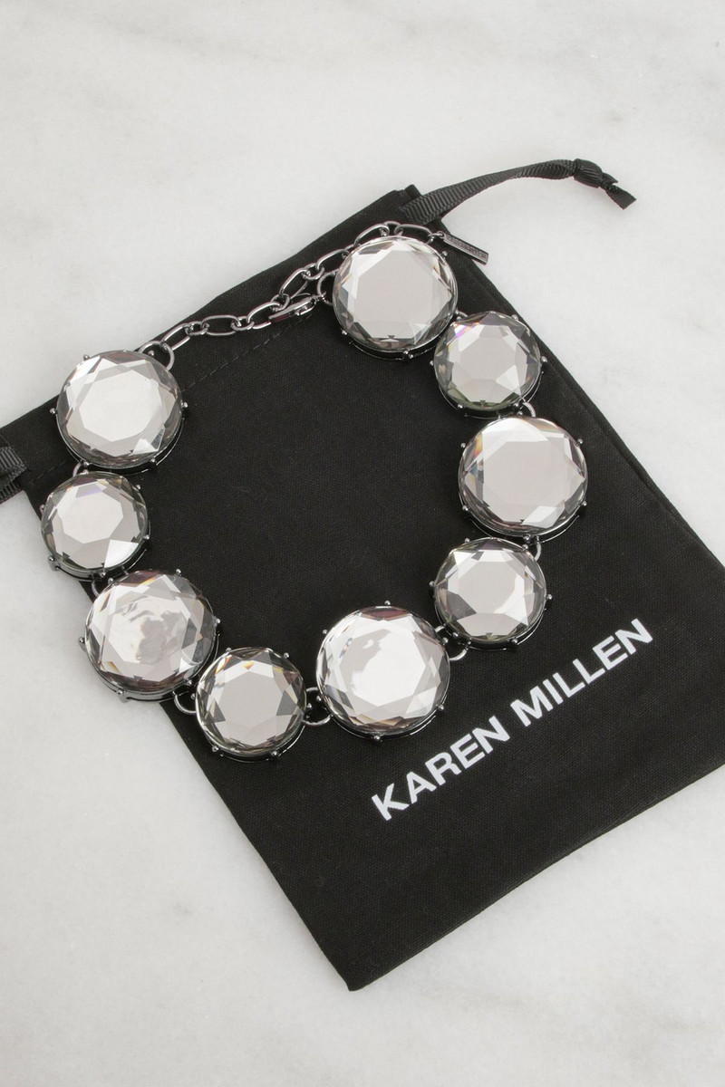 KAREN MILLEN Crystal Look Chunky Choker outlook