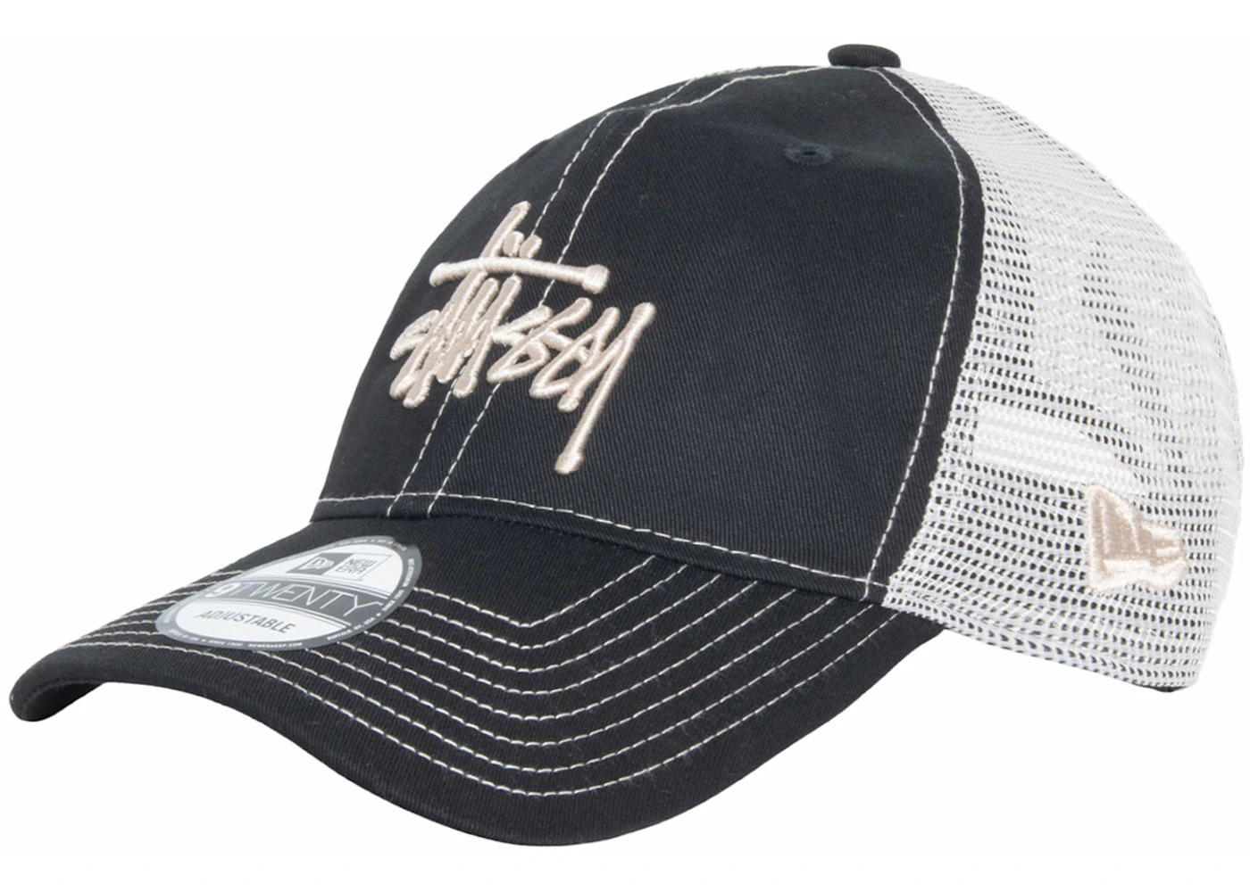 Stussy New Era 9Twenty Basic Trucker Shade Black - 2