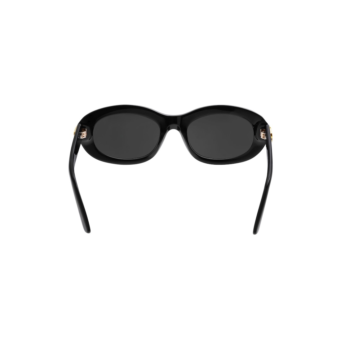 Women's Casino Round Sunglasses  in Black - 2