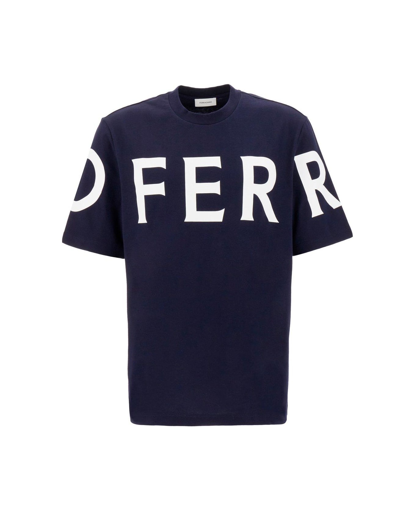 Logo Printed Crewneck T-shirt - 1