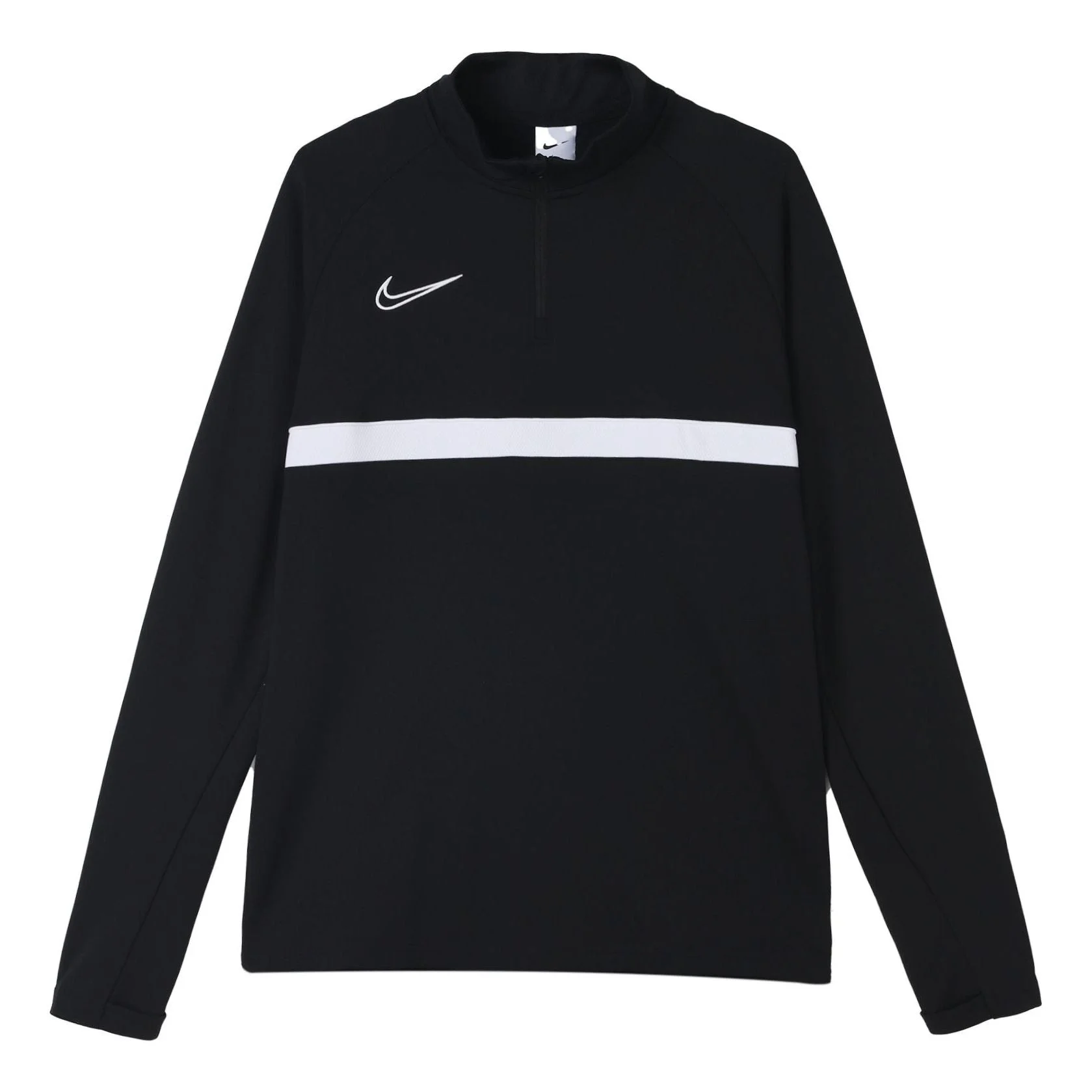 Men's Nike 1/4 Zipper Soccer/Football Training Sports Quick Dry Long Sleeves Black CW6111-010 - 1