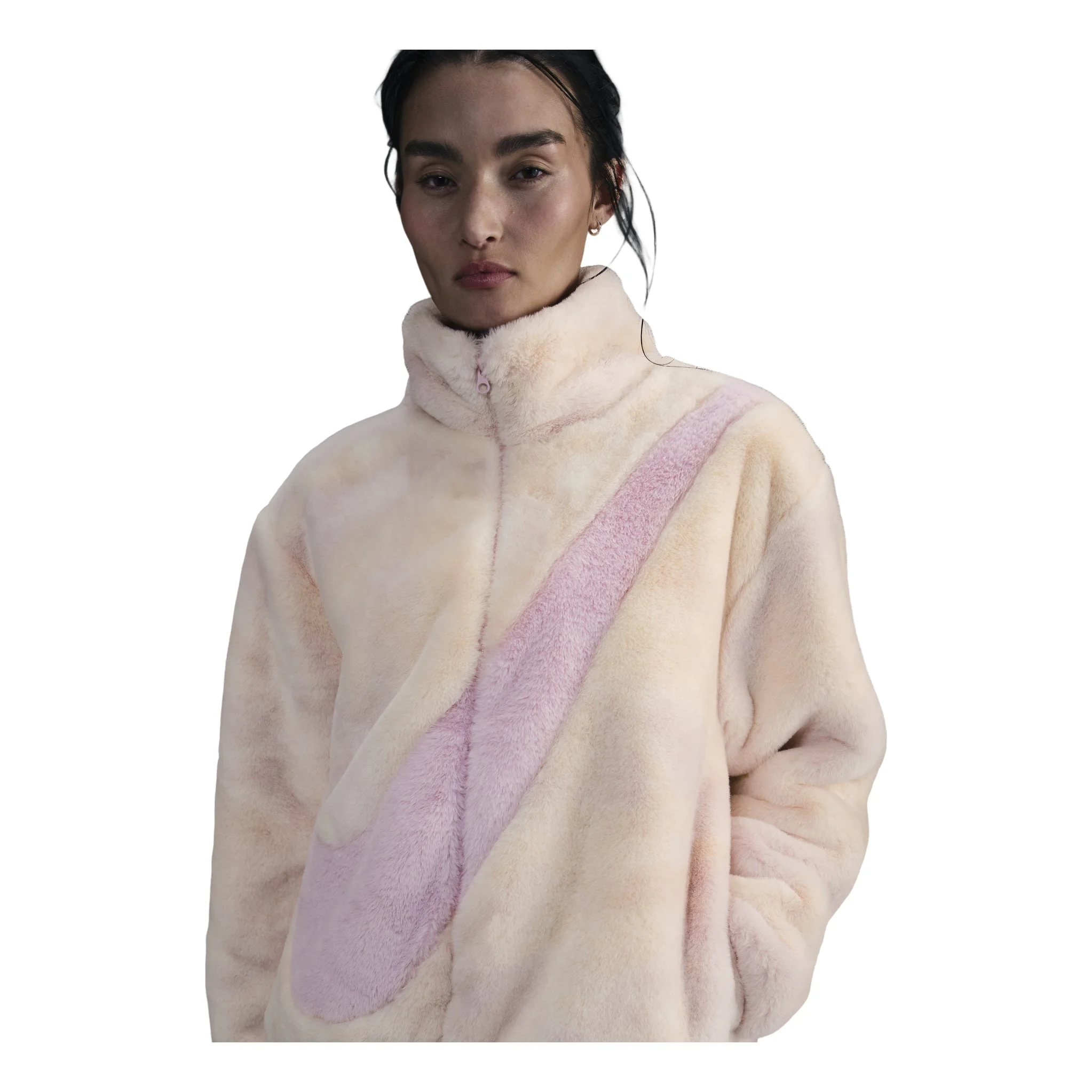(WMNS) Nike Big Swoosh Jacket 'Pink' HQ4871-663 - 1
