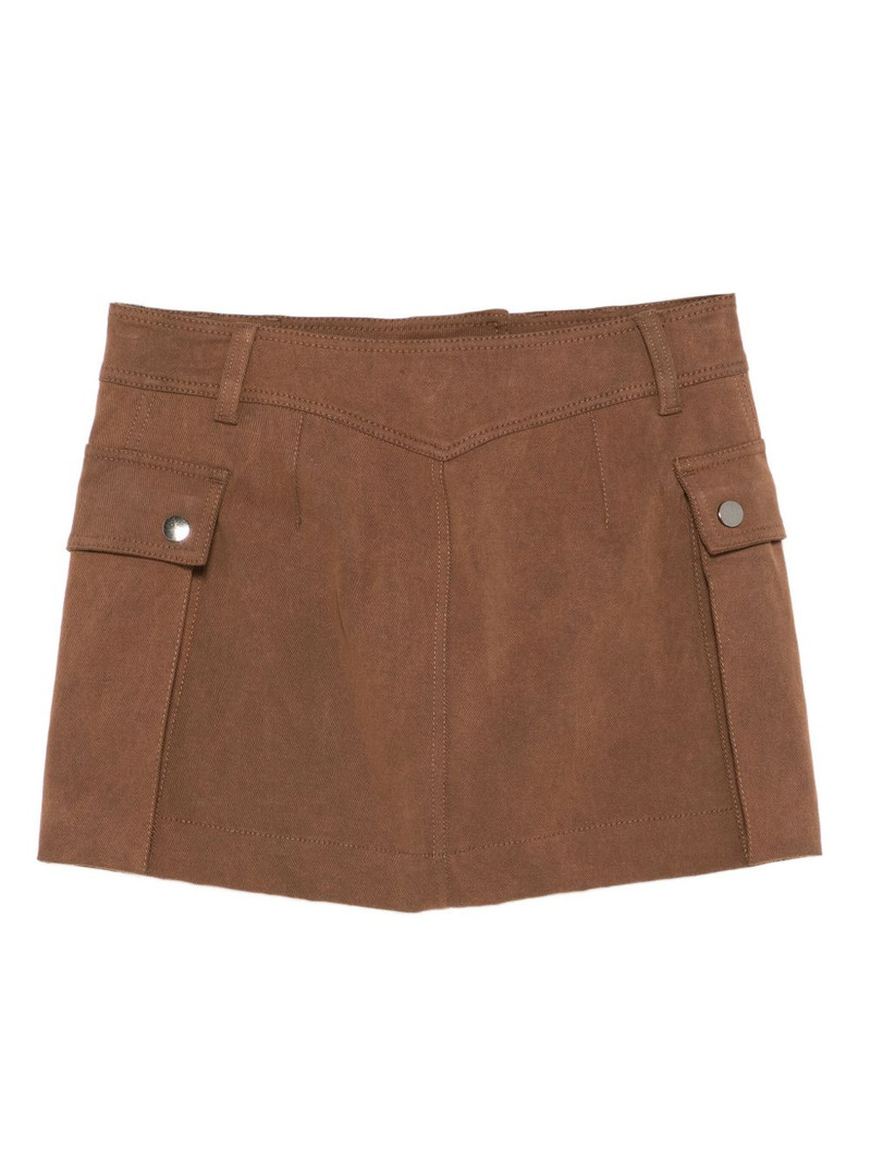 THE ANDAMANE pocket-detail mini skirt outlook