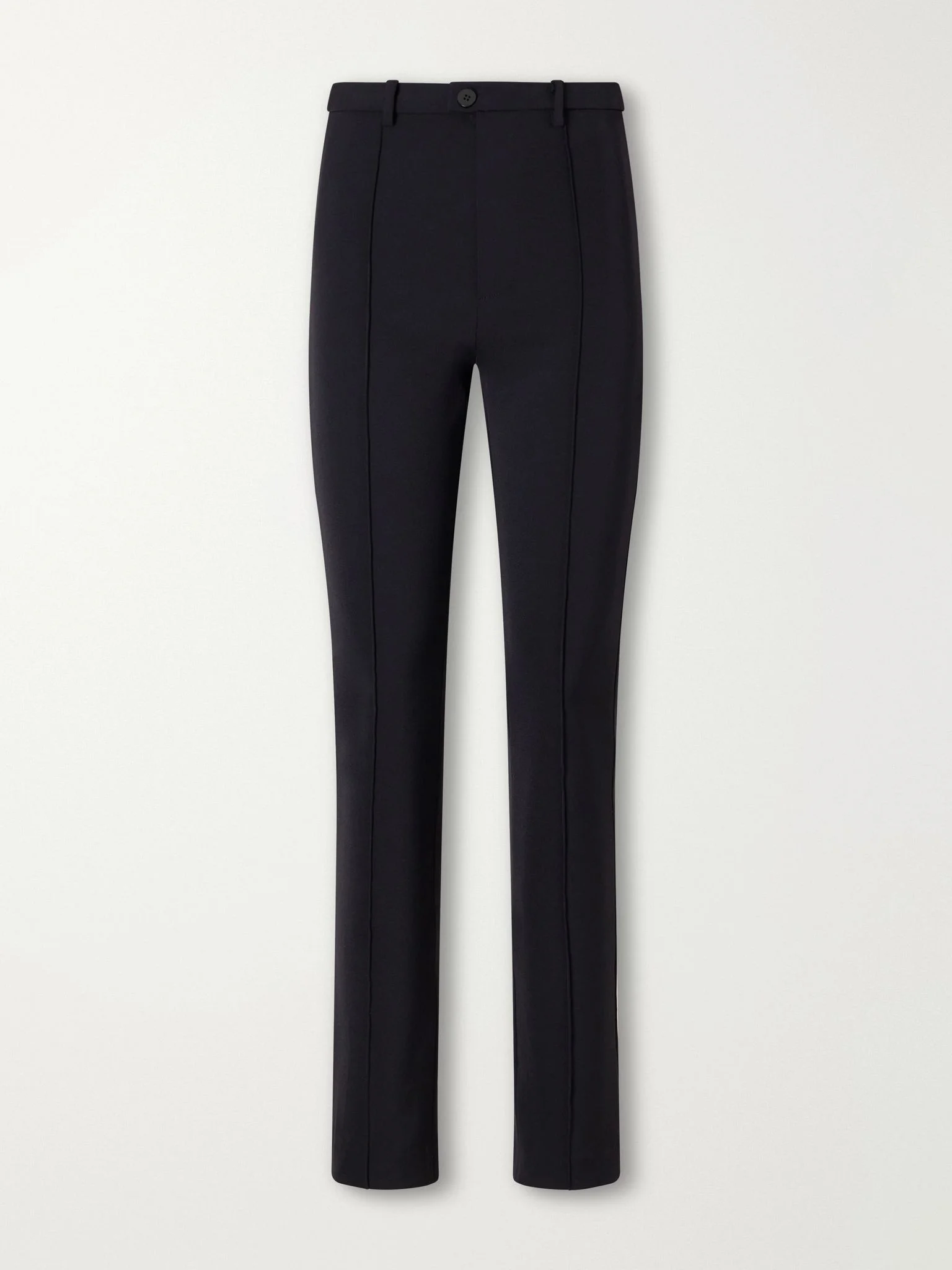 The Riding cropped stretch-crepe slim-leg pants Black - 1