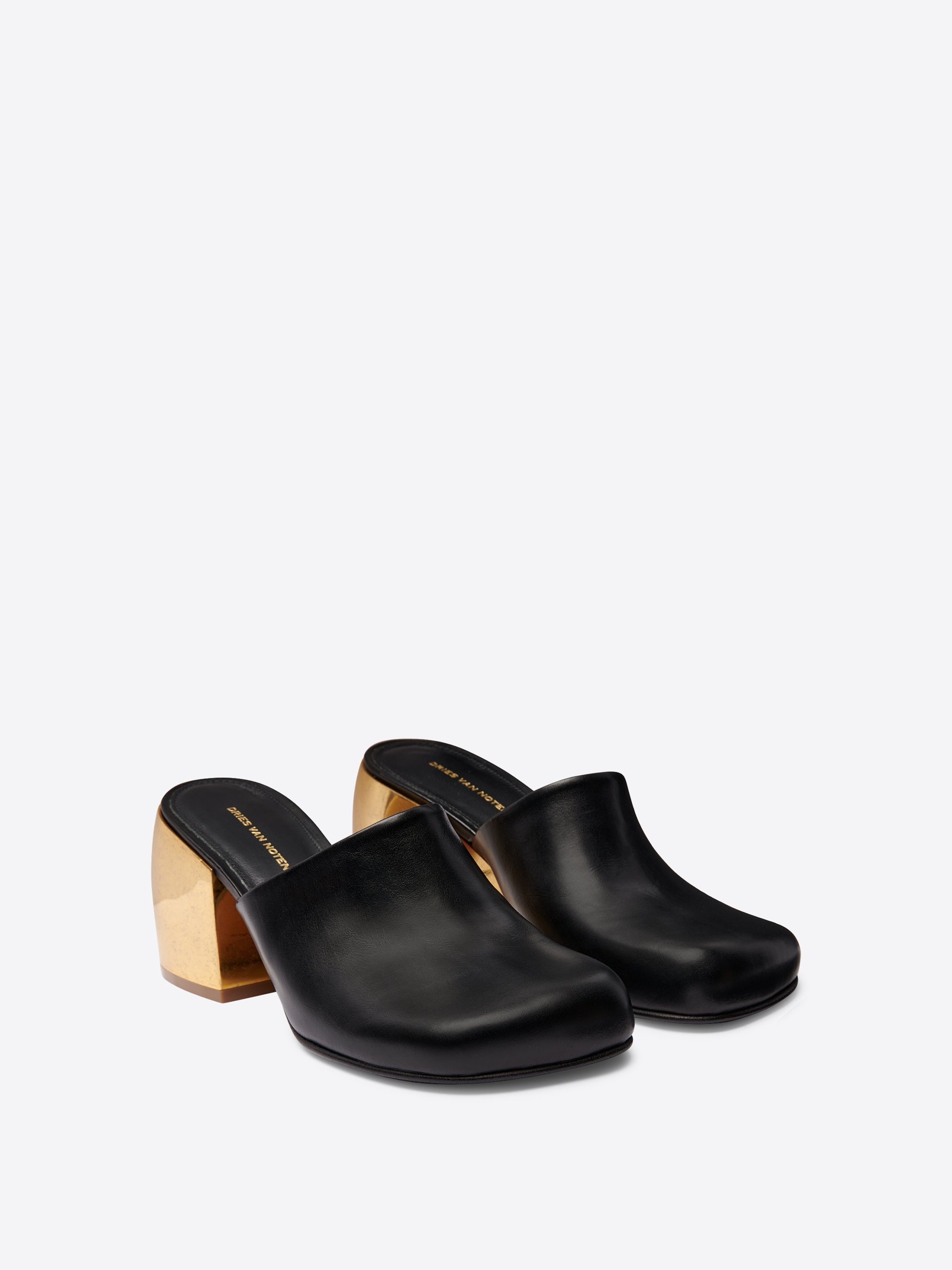 LEATHER MULES - 3