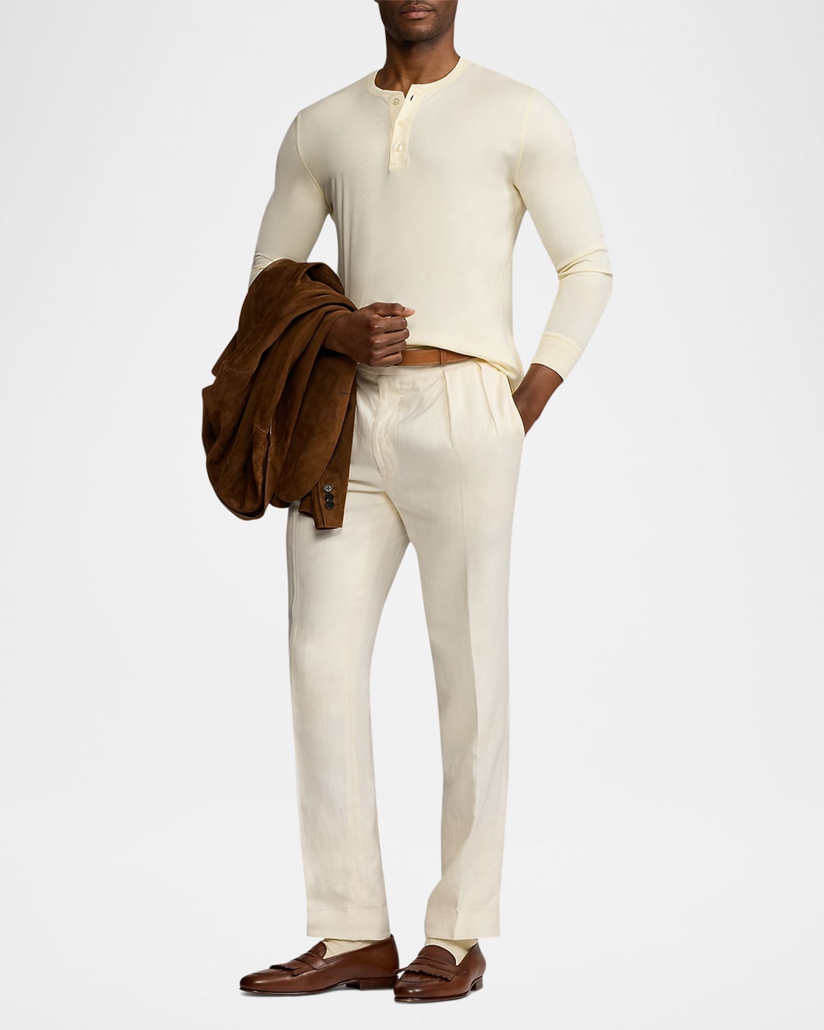 Men's Interlock Henley Shirt - 9