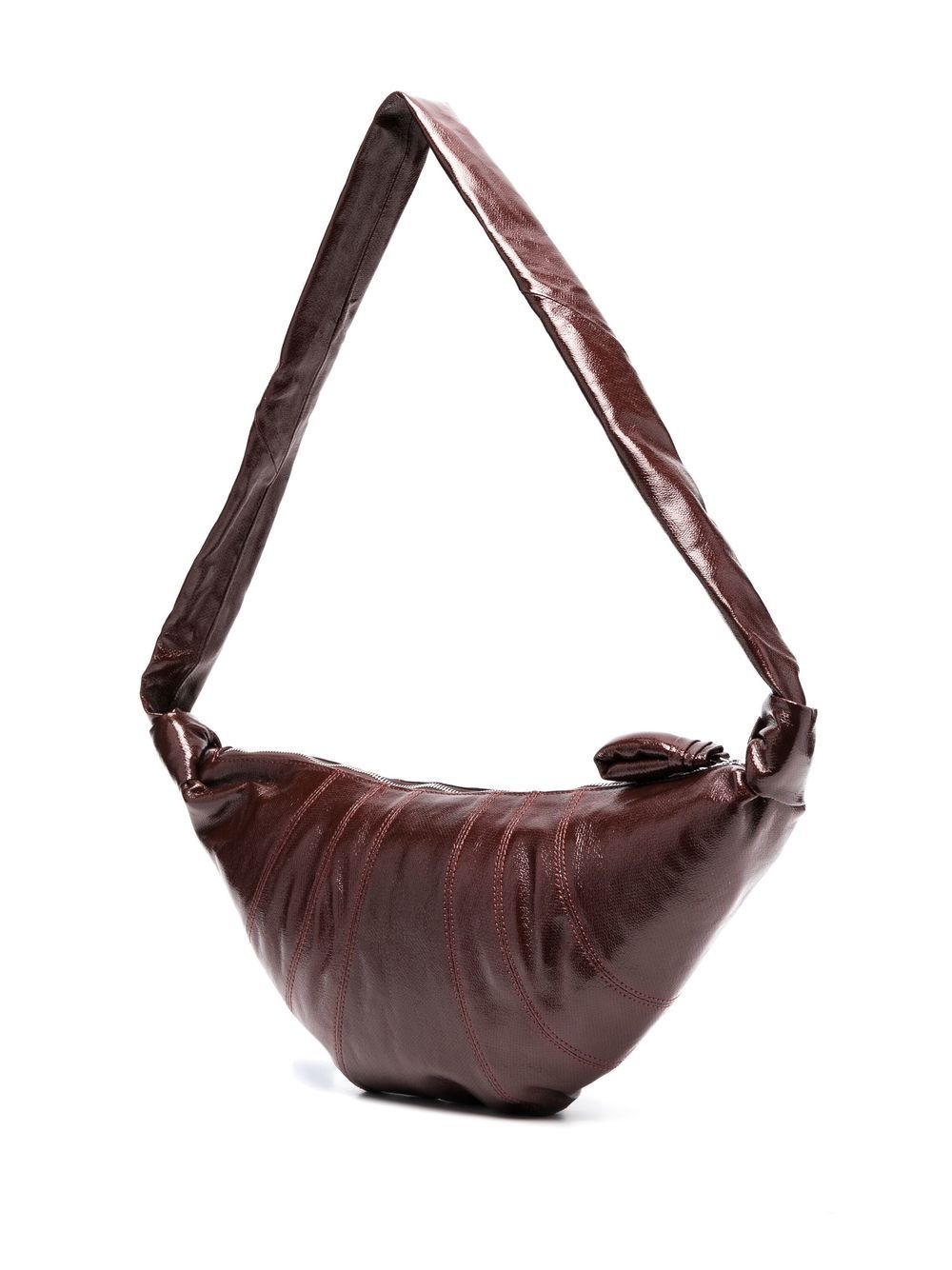 Croissant leather shoulder bag - 3
