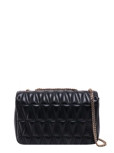 VERSACE Matelassé leather shoulder bag with V Baroque detail outlook