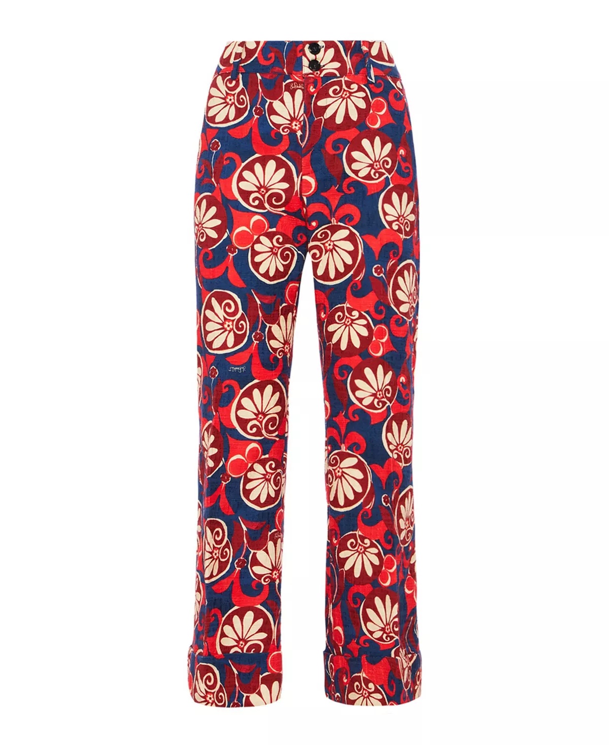 Hendrix Pants Moonflower Navy - 3