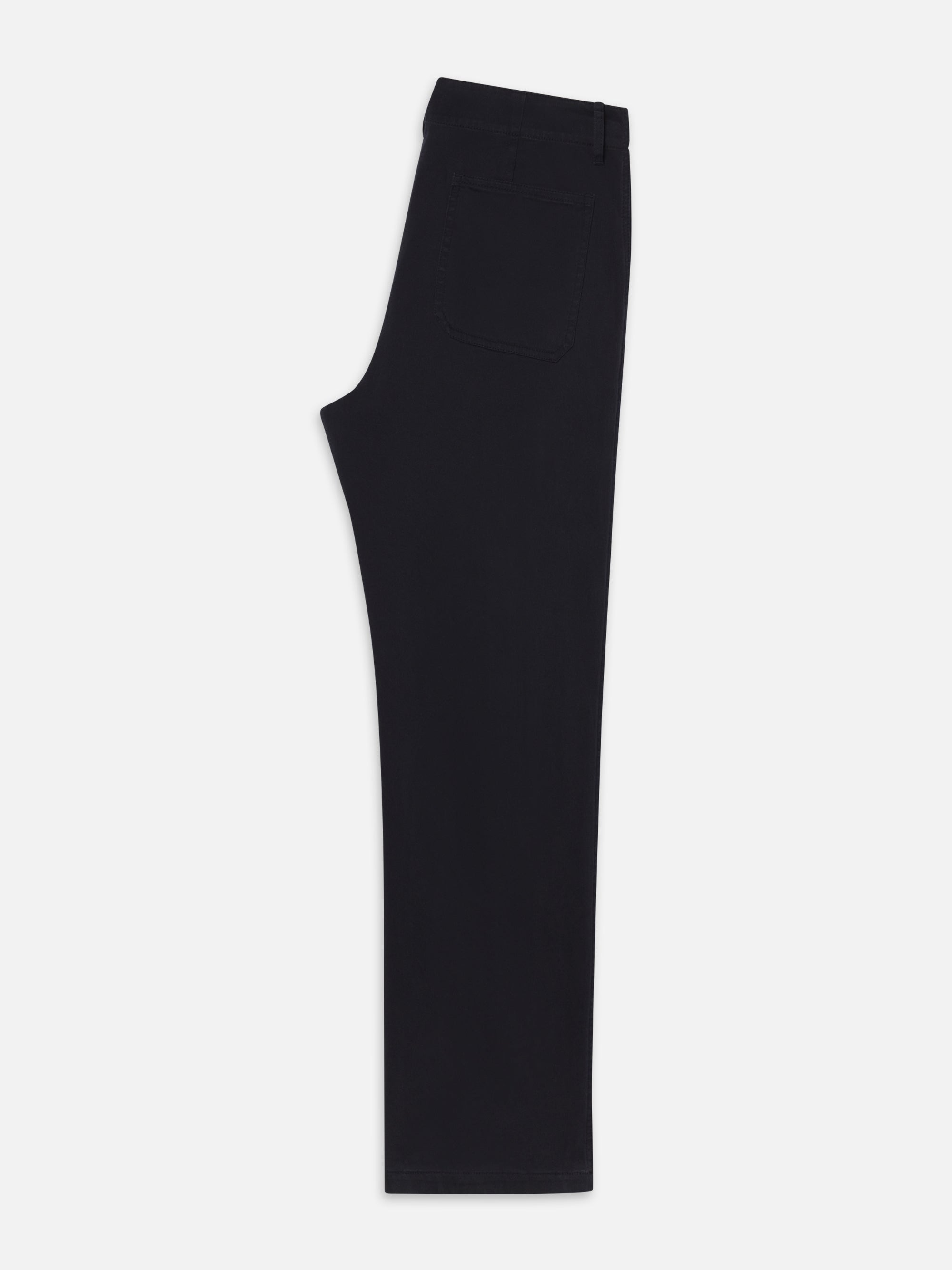 Cotton Chino Pants in Dark Navy - 3