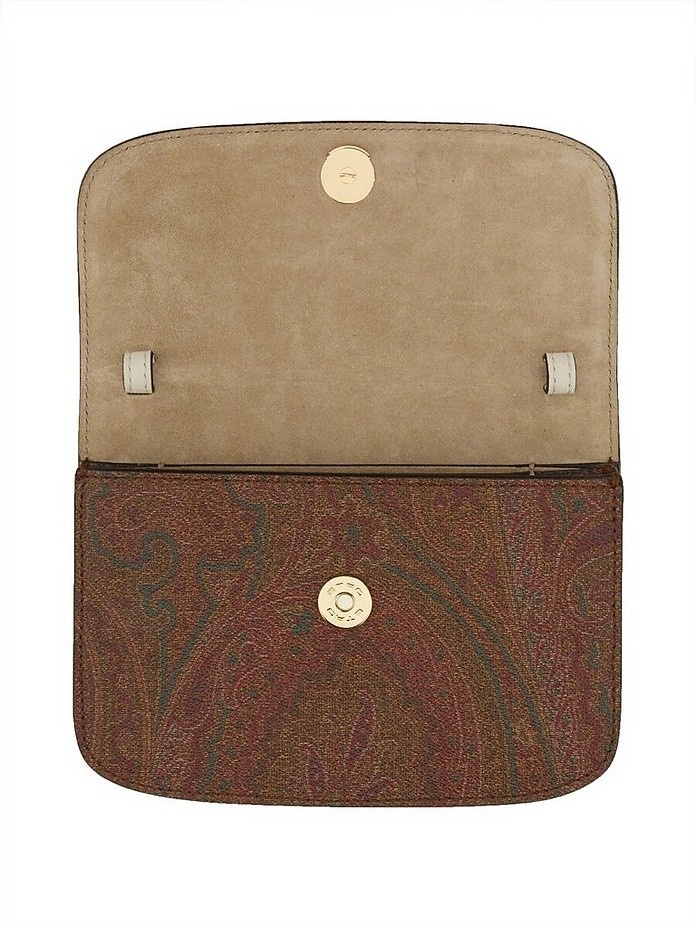Etro Printed canvas Essential XS crossbody bag