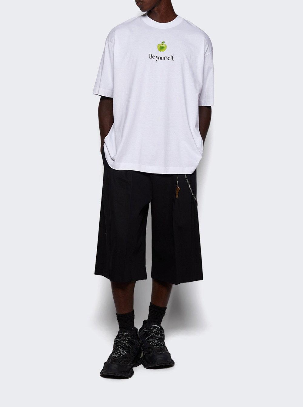Be Yourself Oversized Tee White - 5