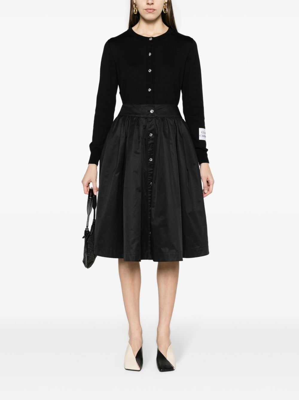 A-line pleated midi skirt - 2