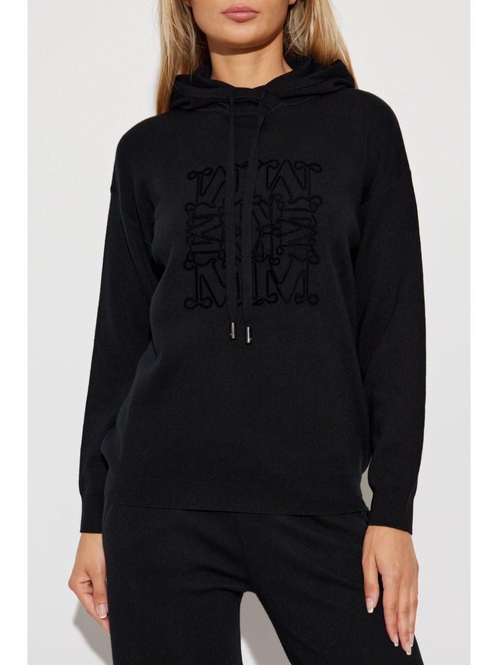 hooded wool jumper - 3