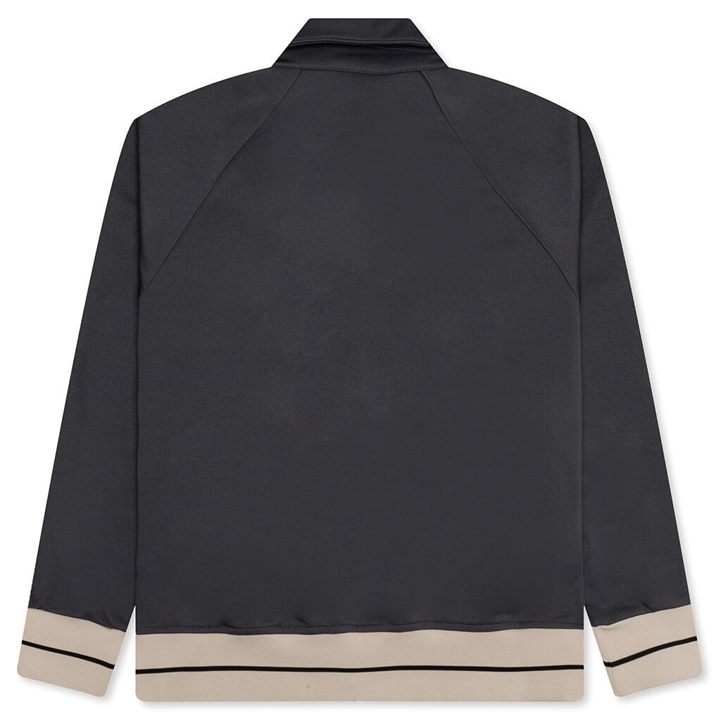 PALM ANGELS MINI TAPE TRACK JACKET - DARK GREY/OFF-WHITE - 2