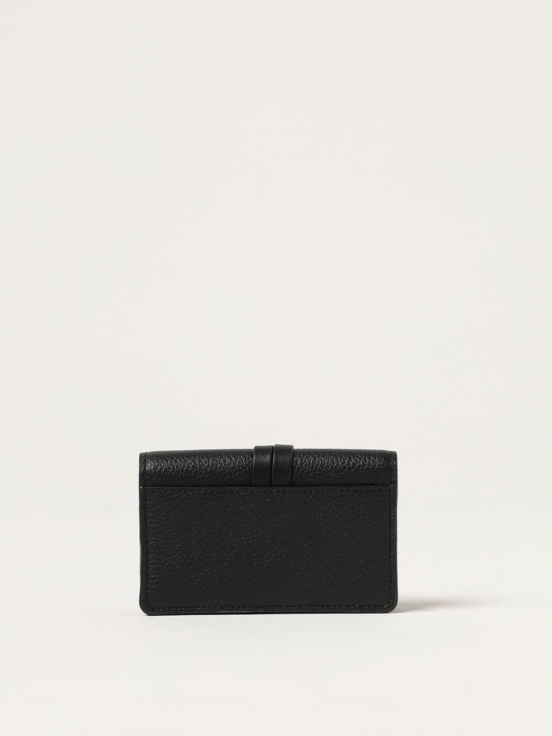 Chloé leather business card holder with charm - 3