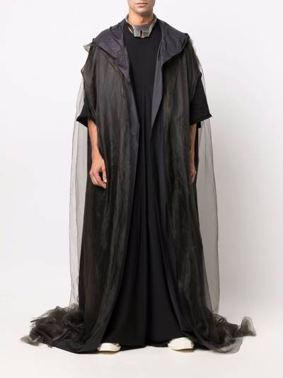 Rick Owens Peter hooded cloak outlook