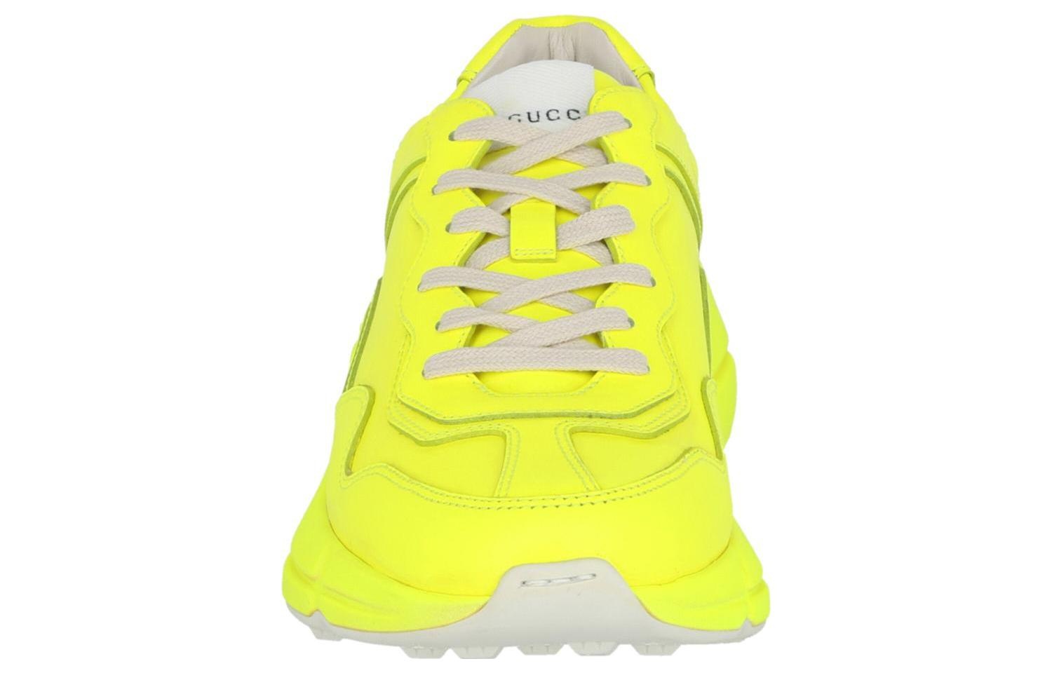 Gucci Rhyton Low 'Yellow Fluorescent' 549093-OZR00-7205 - 4