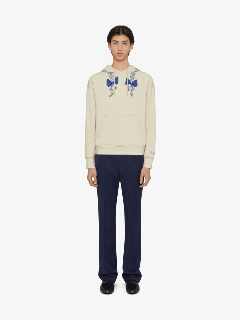 Givenchy HOODIE IN FLEECE WITH HAIR PRINT outlook