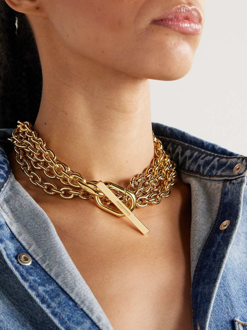 rabanne Gold-tone Choker outlook