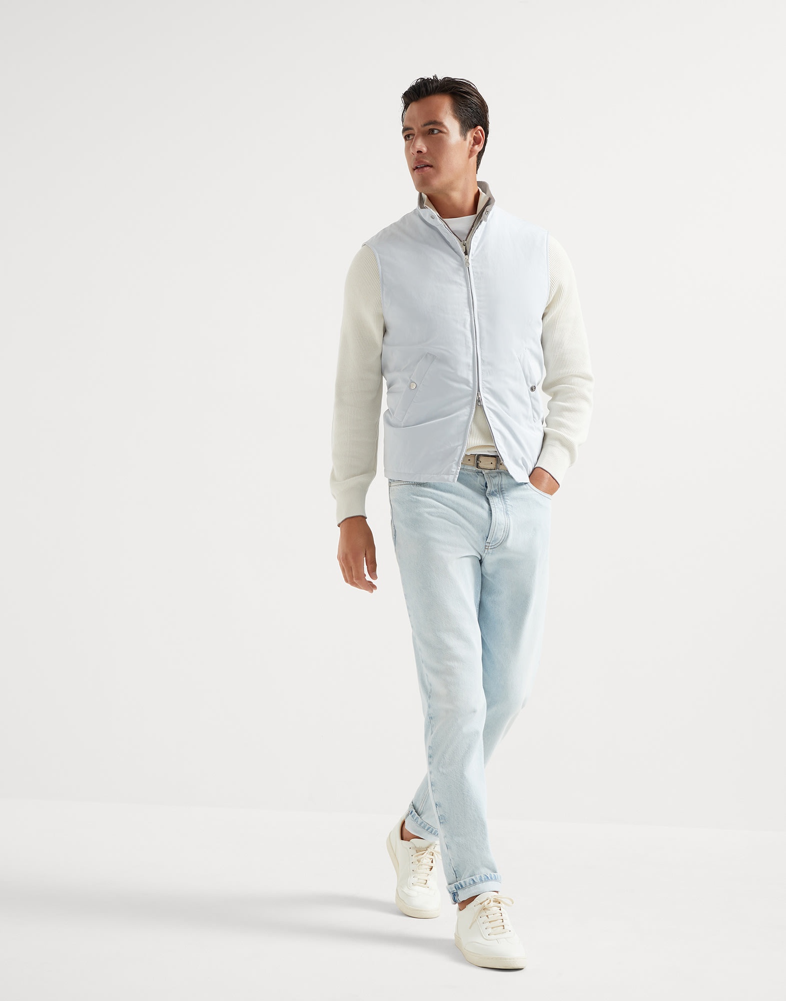 Water-resistant microfiber vest with Thermore® padding - 5