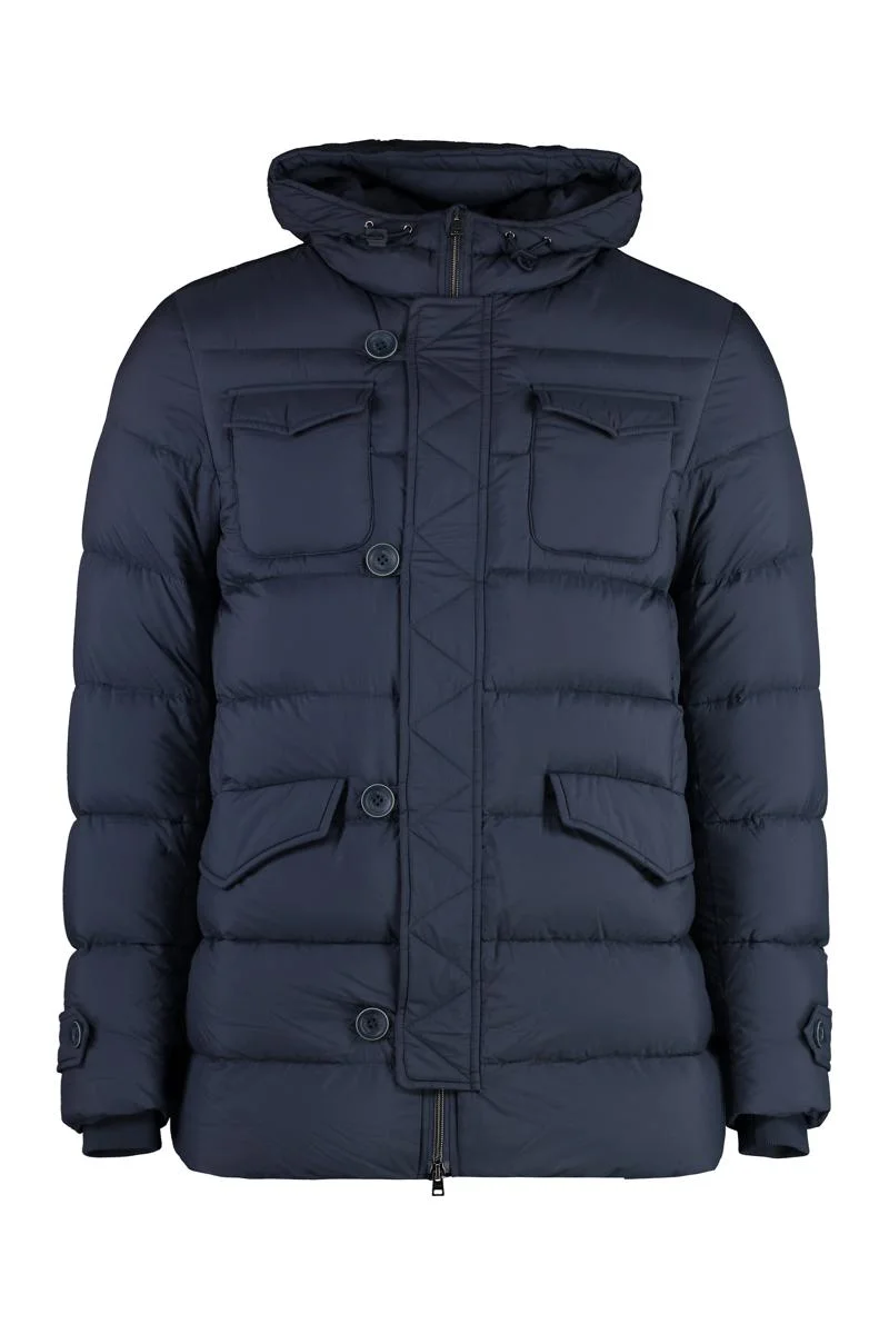 Herno L’Eskimo Hooded Nylon Down Jacket - 1