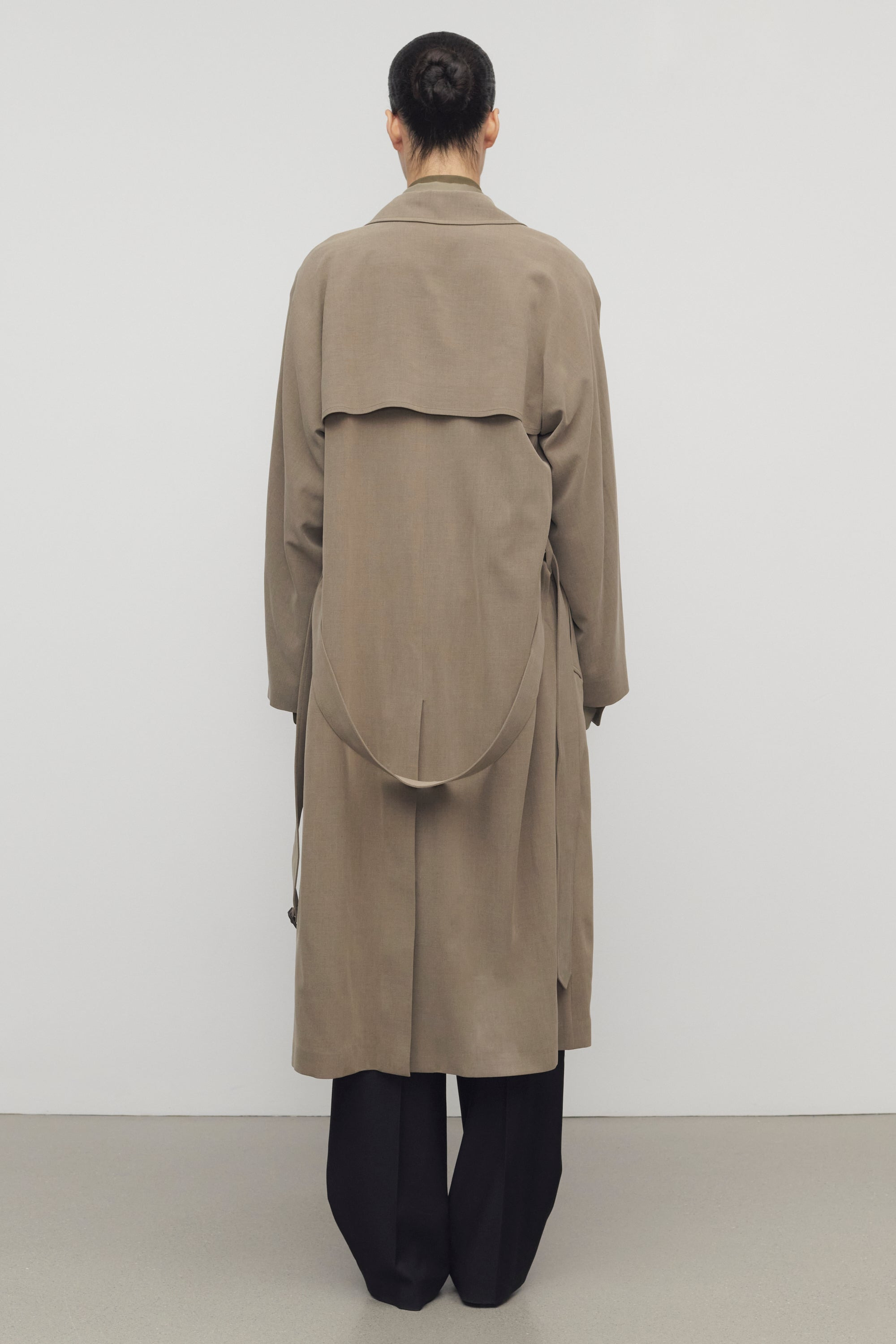 Rhydian Coat in Wool and Silk - 6