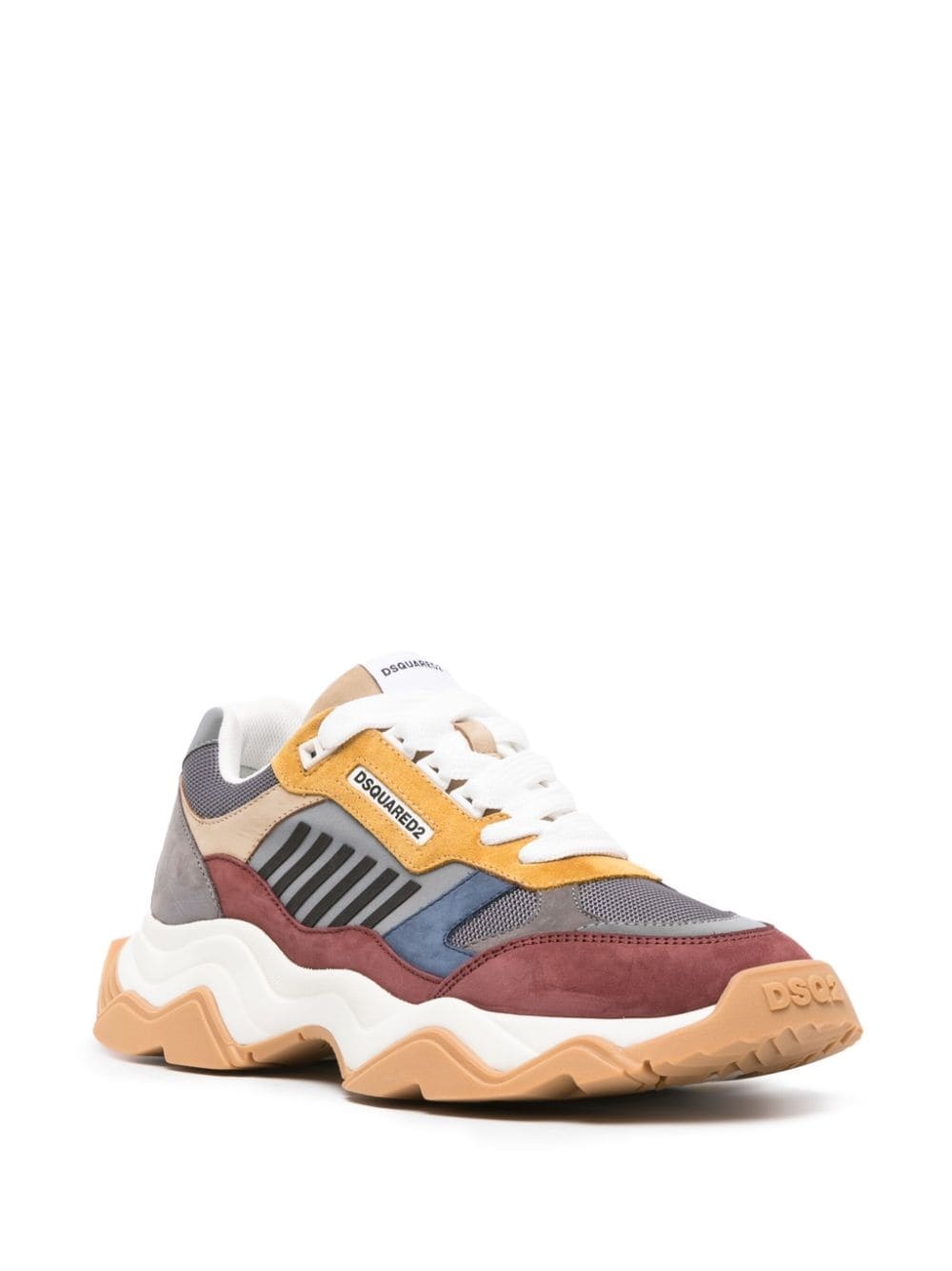 Wave lace-up sneakers - 2