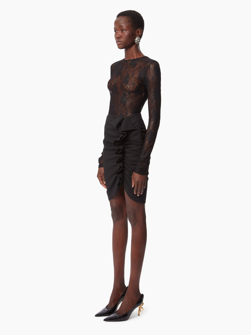 NINA RICCI LACE BACKLESS TOP outlook
