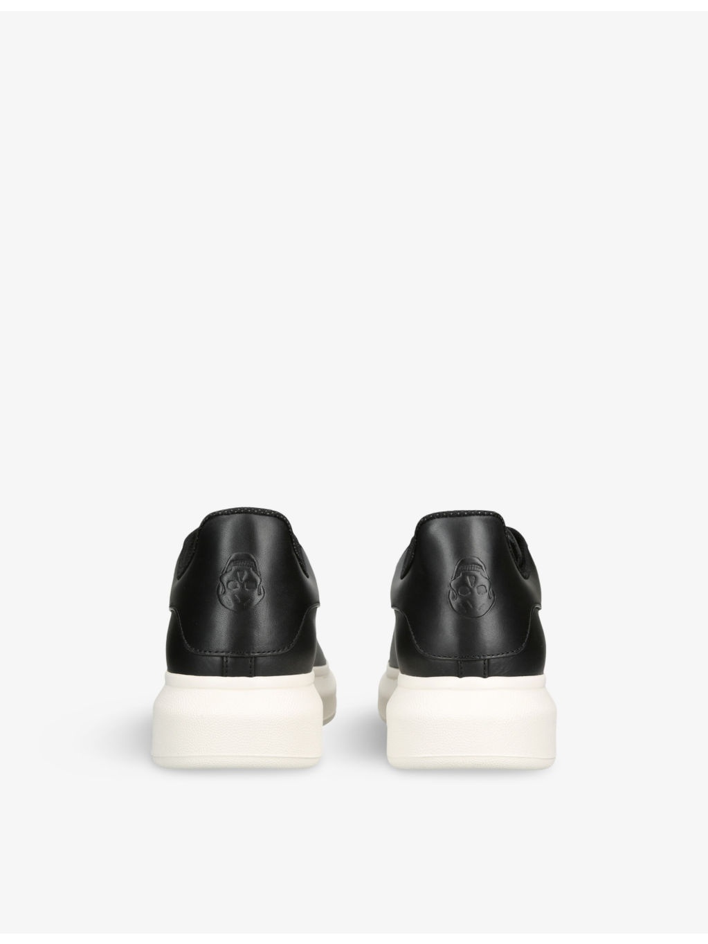 Men's Show platform leather low-top trainers - 4