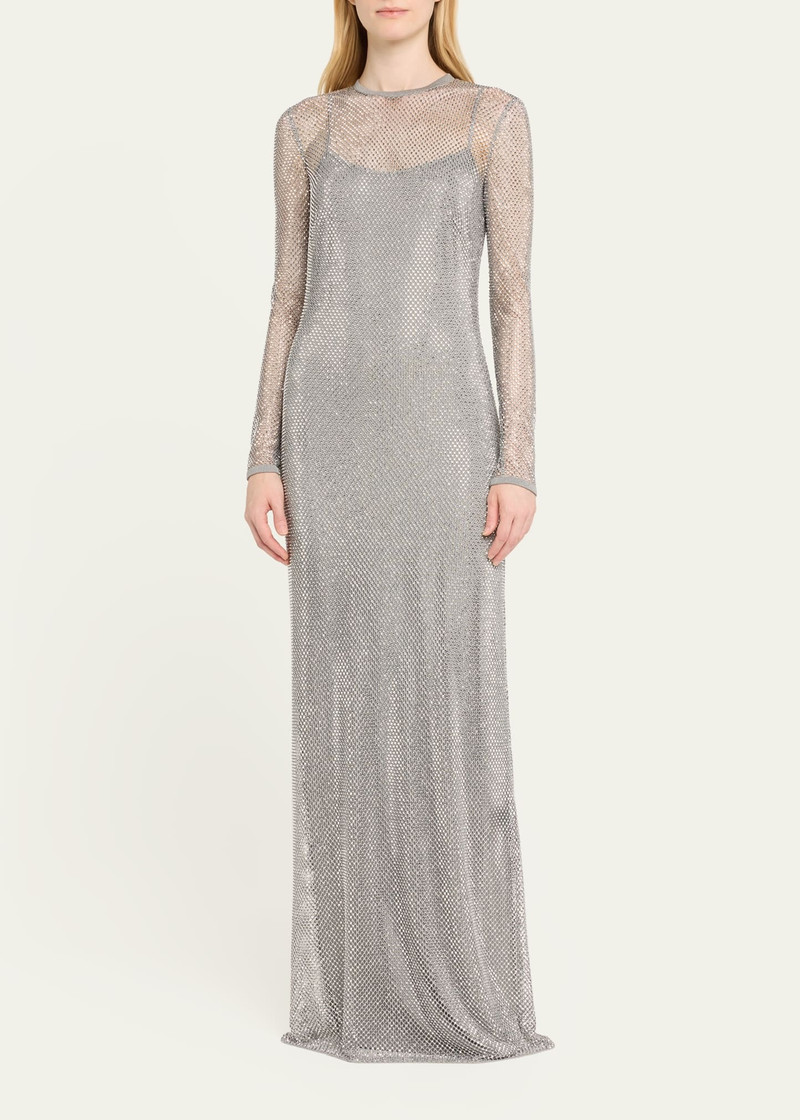 Ralph Lauren Crystal Embellished Gown with Slip outlook