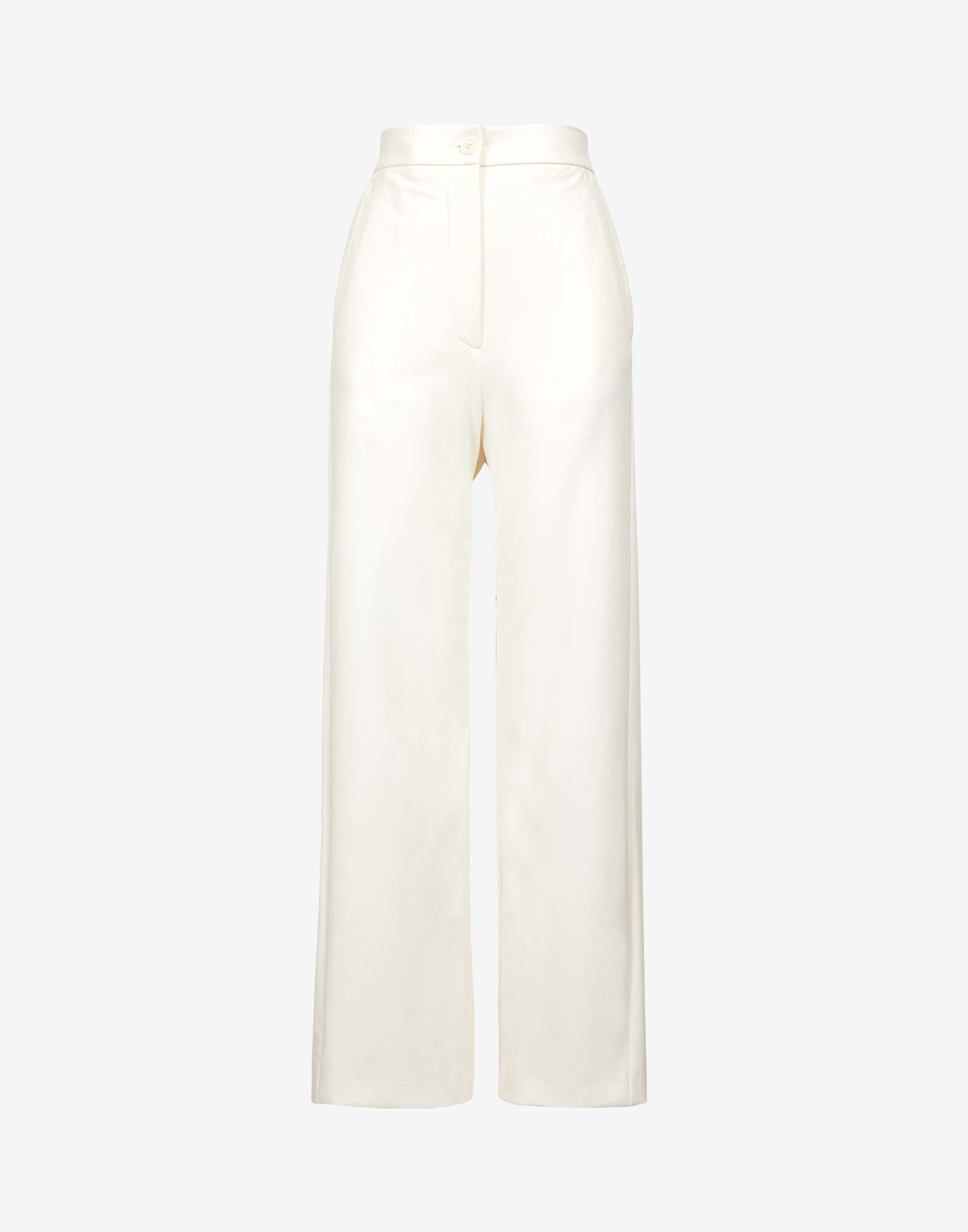 Faux leather trousers - 1