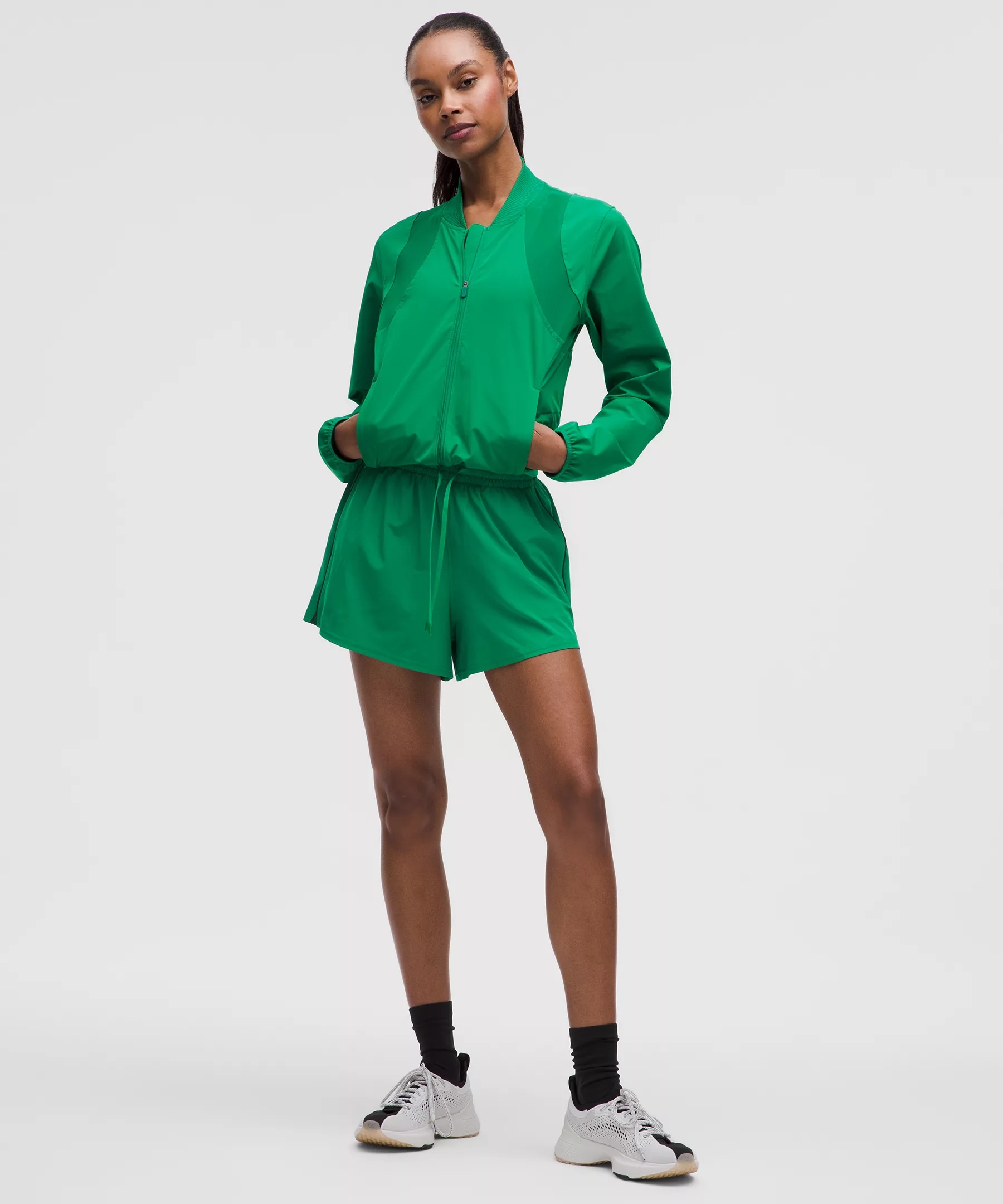 Mesh-Ventilated Tennis Jacket - 2