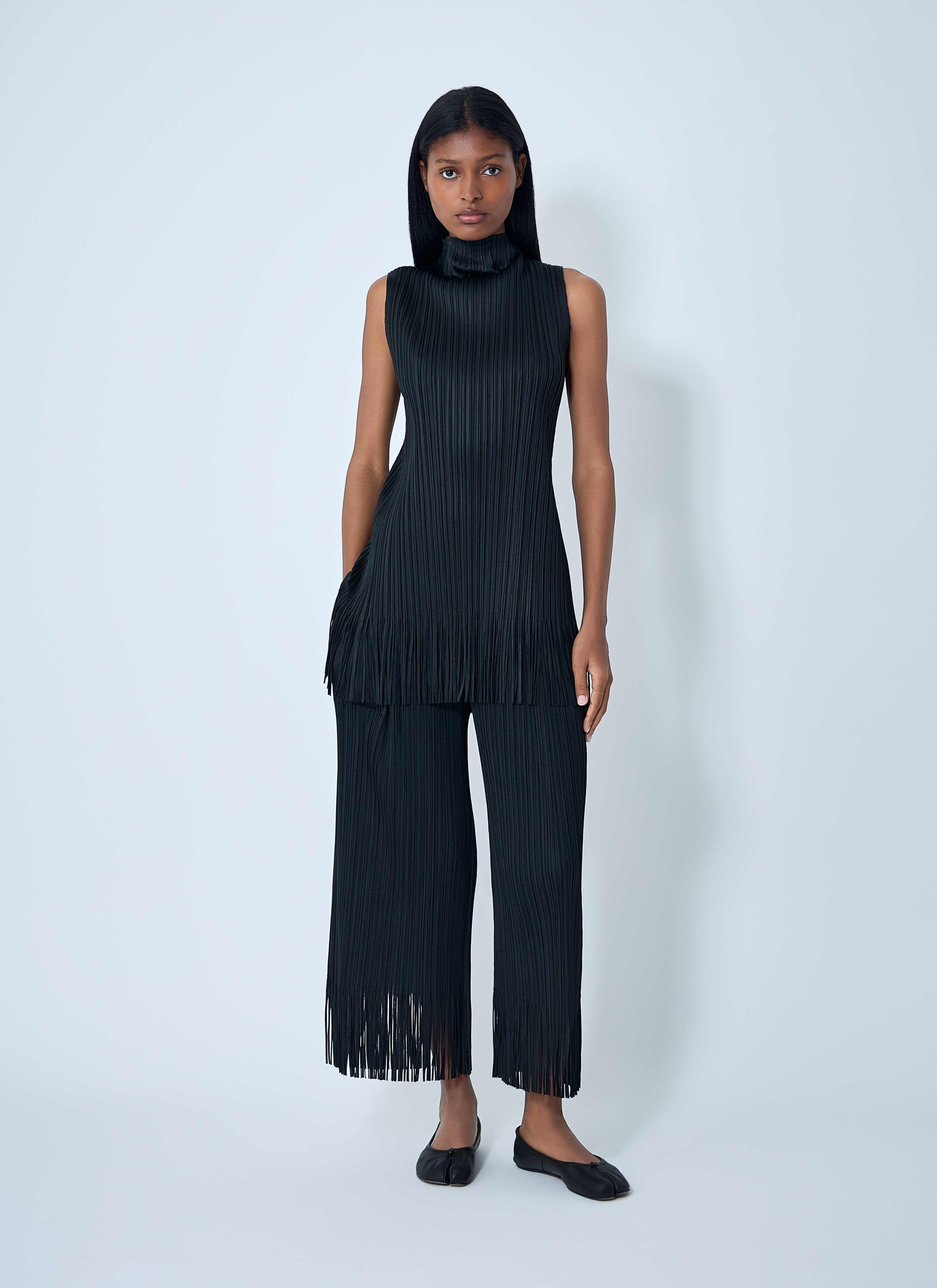 Pleats Please Issey Miyake Women Pleated Wave Tunic Top - 2