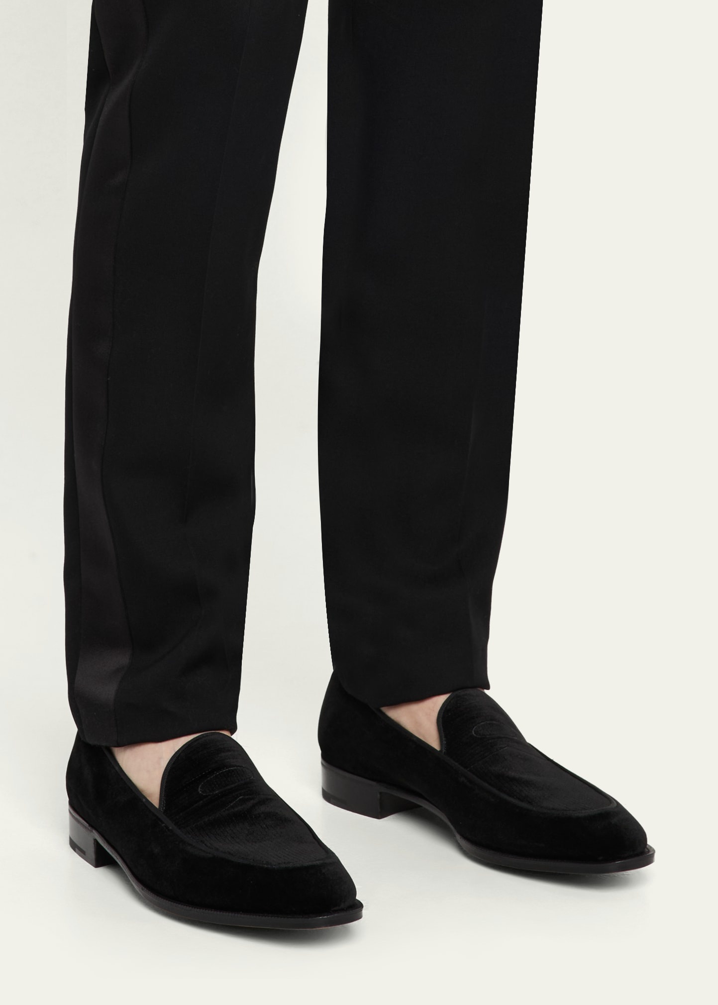 Men's Bill Velvet Penny Loafers - 2