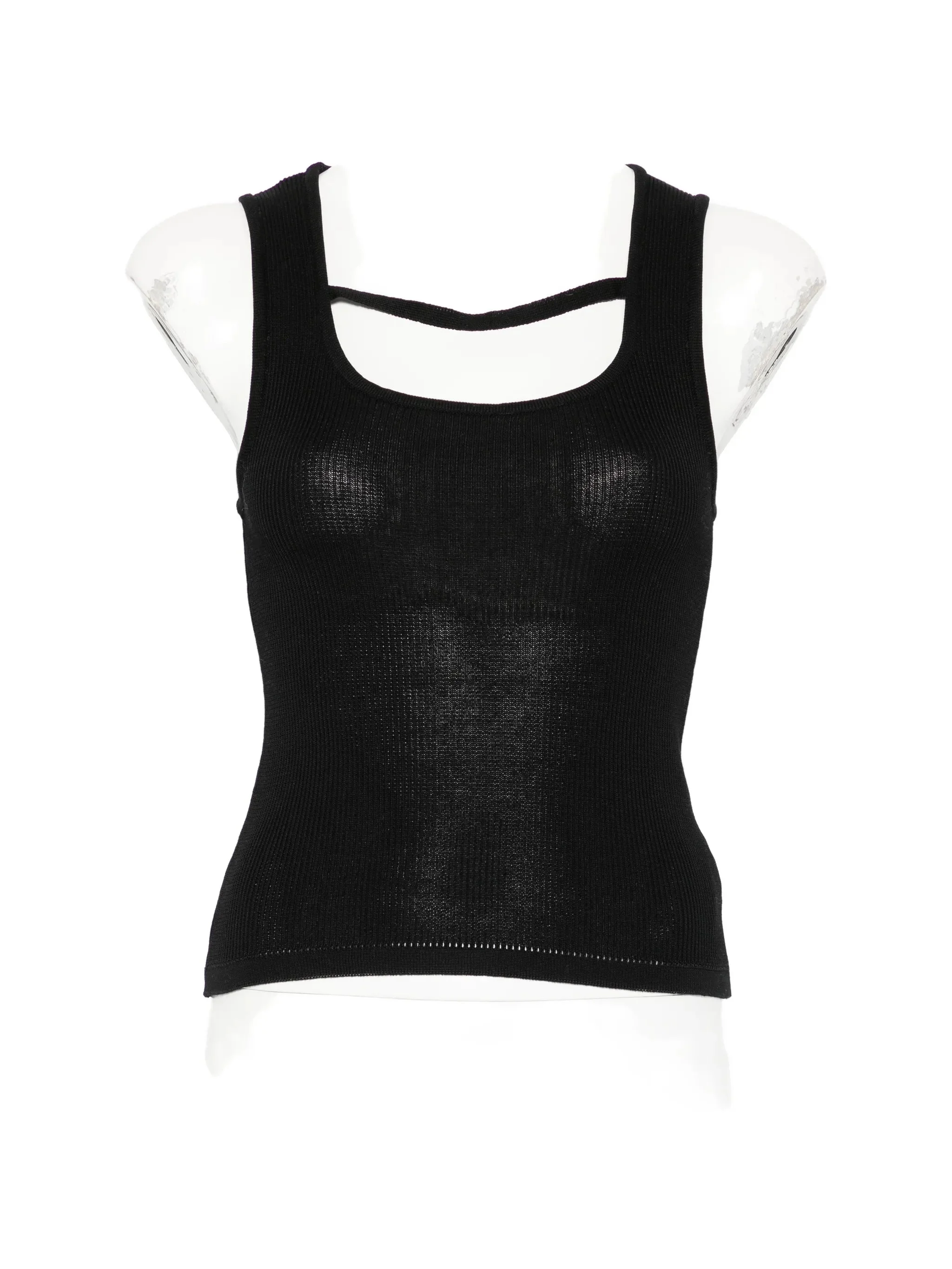 Niccolò Pasqualetti Corda Ribbed Tank Top - 1