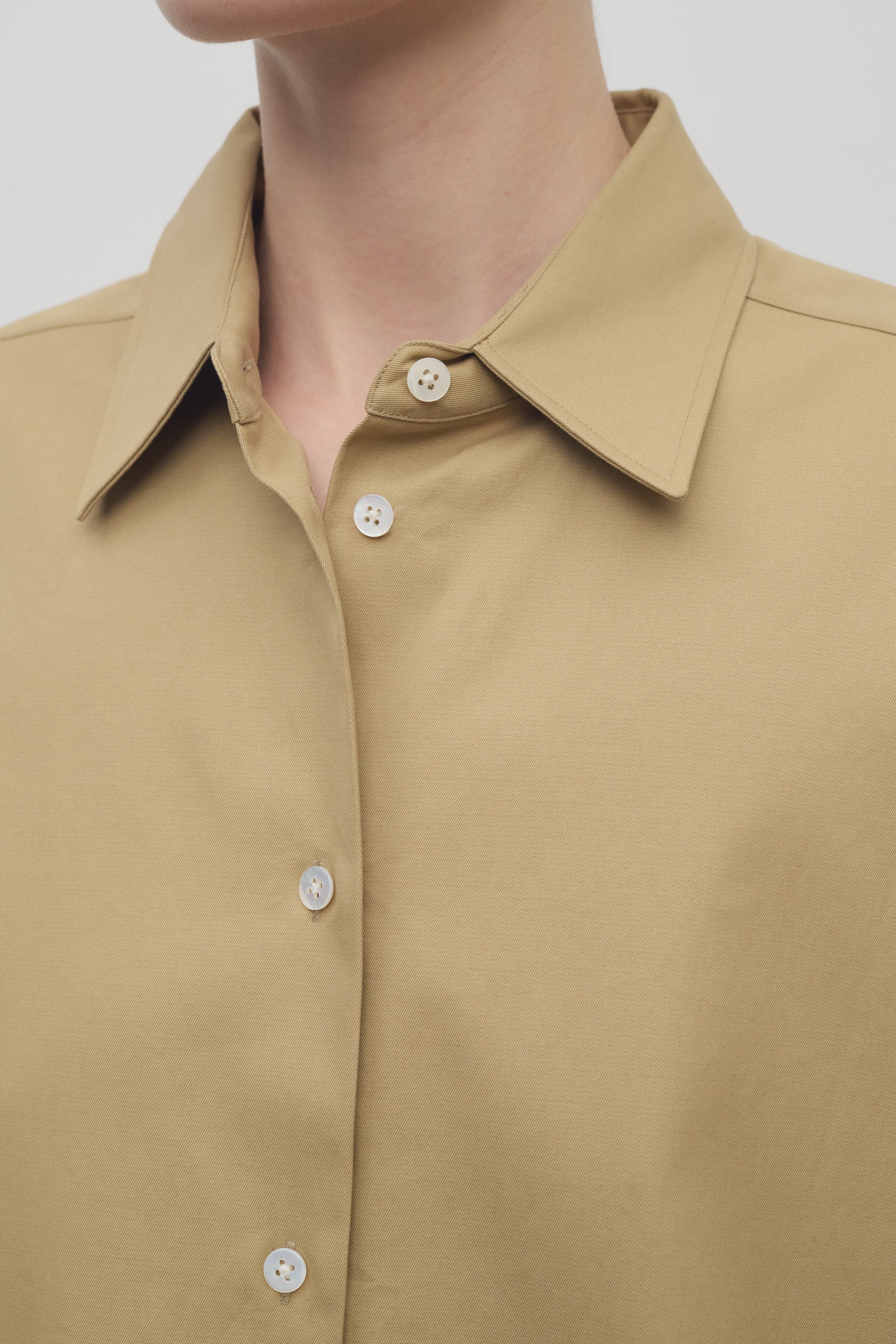 Tansy Shirt in Cotton and Cashmere - 6