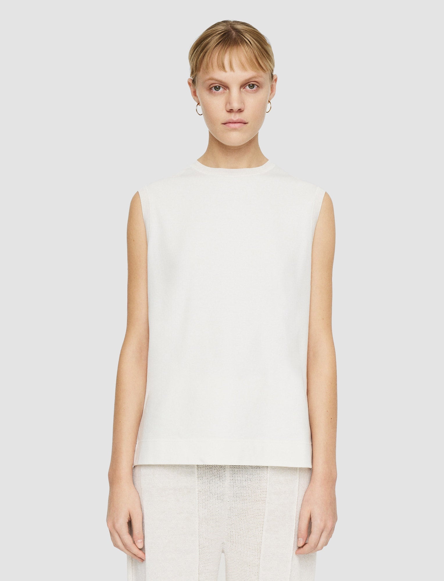 Mercerised Cotton Tank Top - 3