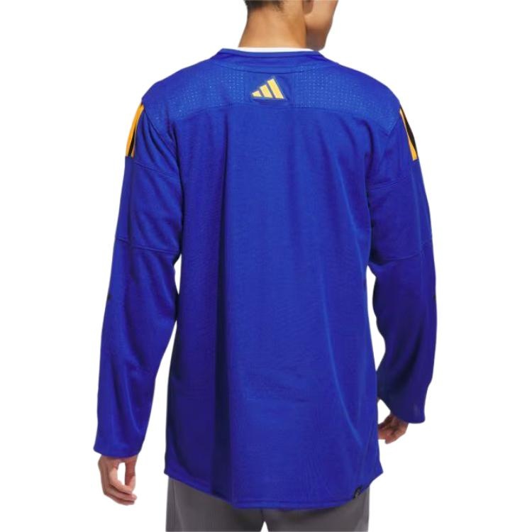 adidas x Drew House 2024 NHL ALL-STAR Hockey Jersey Asia Sizing 'Blue Gold' IX5439 - 3