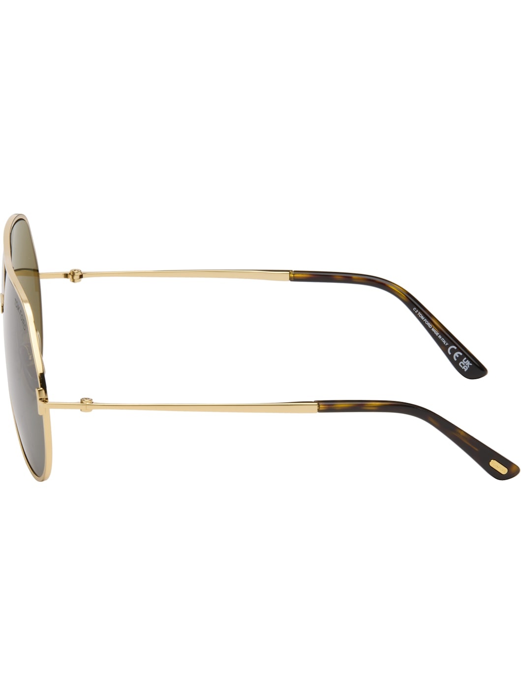 Gold Rickie-02 Sunglasses - 3