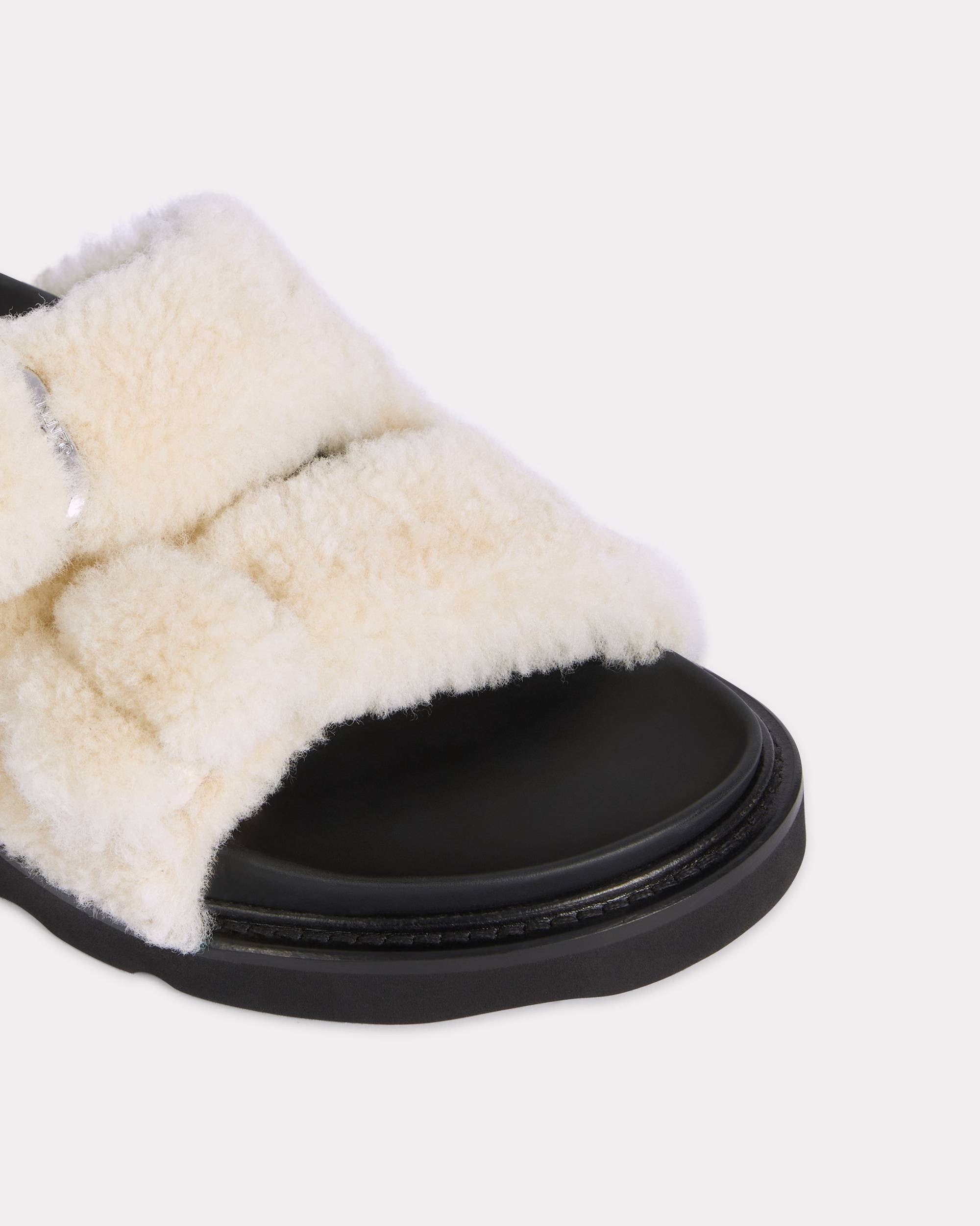 'KENZO Matto' straps mules in leather - 4
