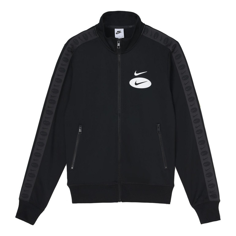 Nike Sportswear Swoosh 리그 로고 까마귀 '블랙 화이트' DM5474-010 - 1