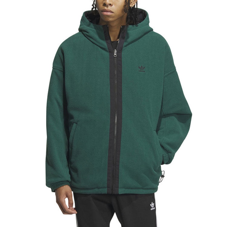 adidas Originals Reversible Down Jackets 'Black Green' IU4785 - 4