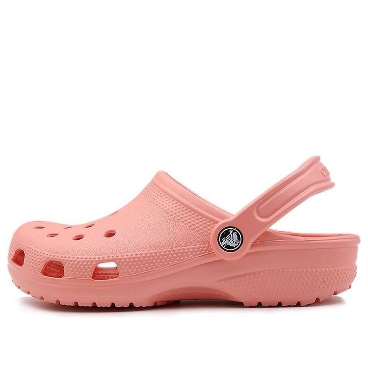 (WMNS) Crocs Classic Clog Outdoor Beach Sports Slippers Pink 10001-737 - 1