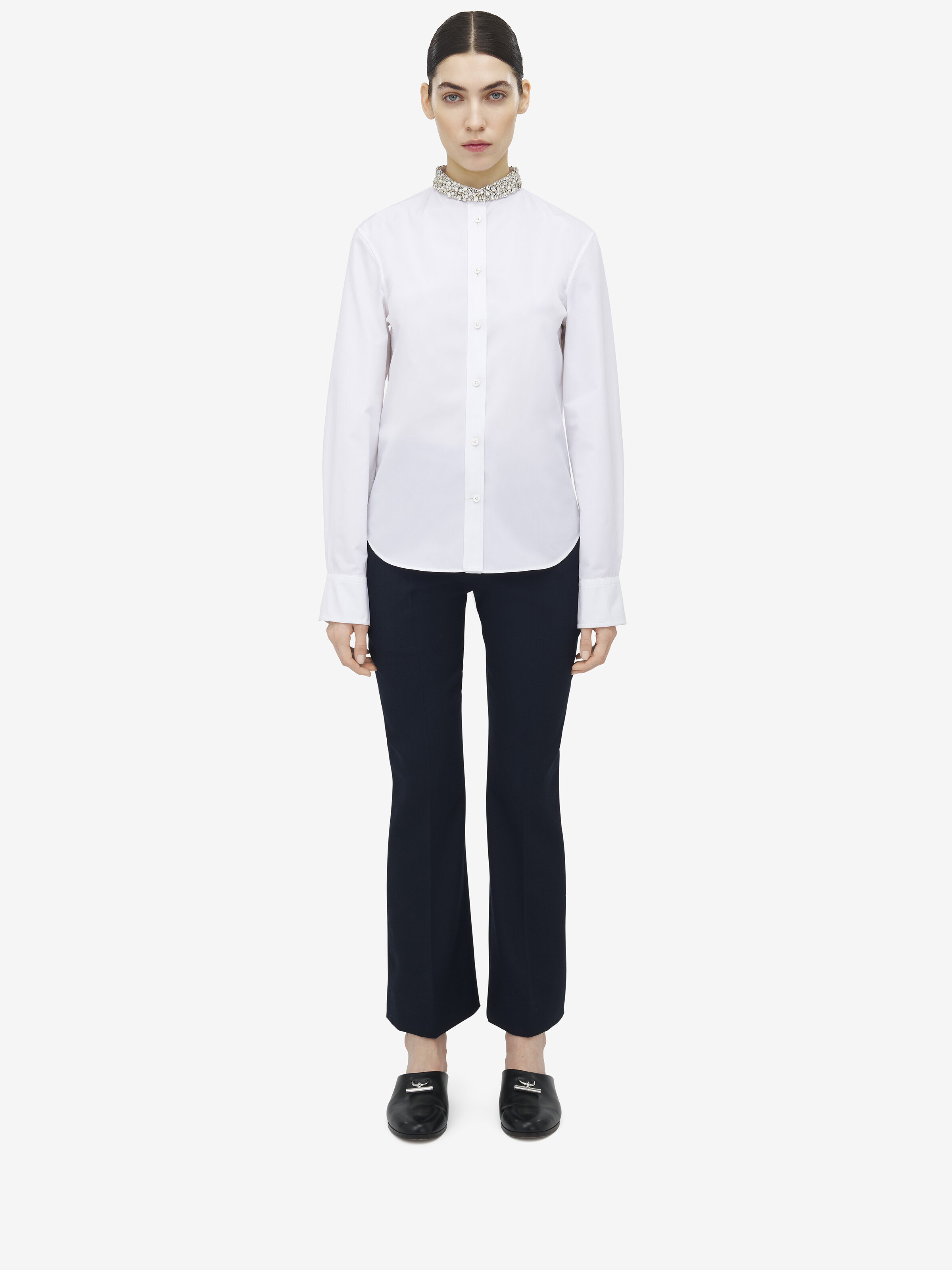Crystal Embroidery Shirt - 3