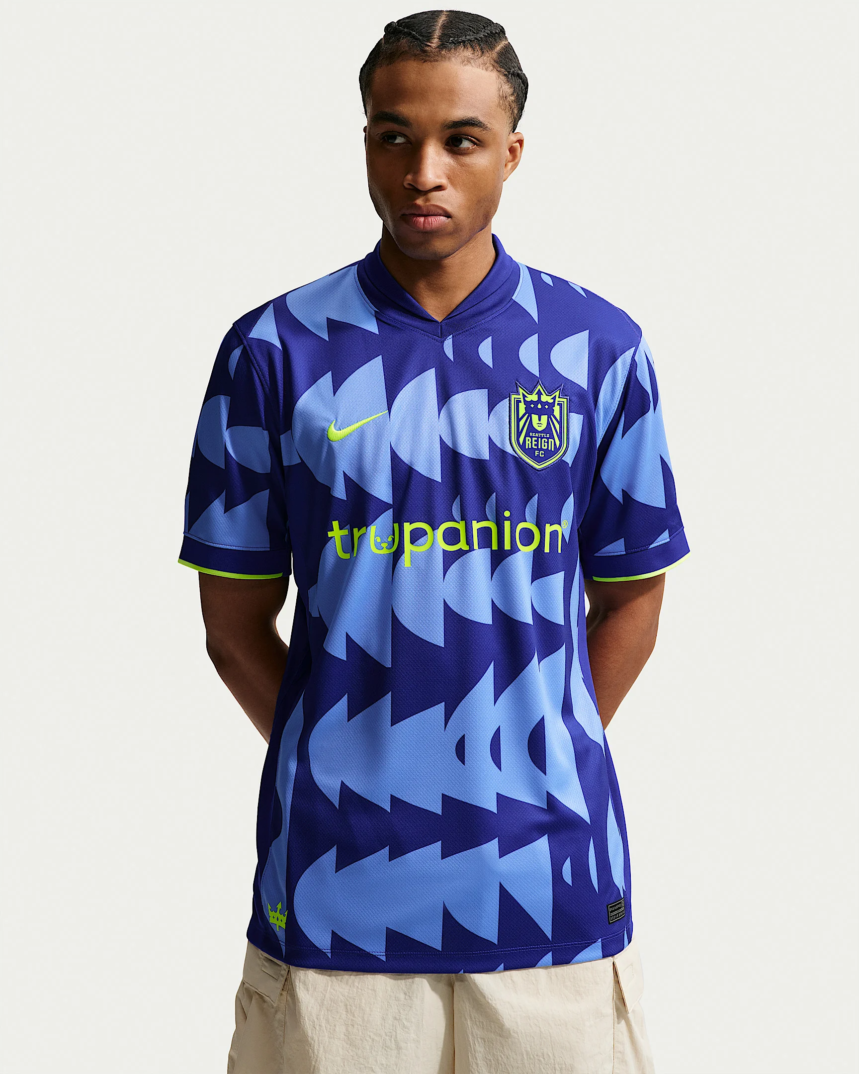 Seattle Reign FC Stadium Away Men's Nike Dri-FIT NWSL Replica Jersey - 1