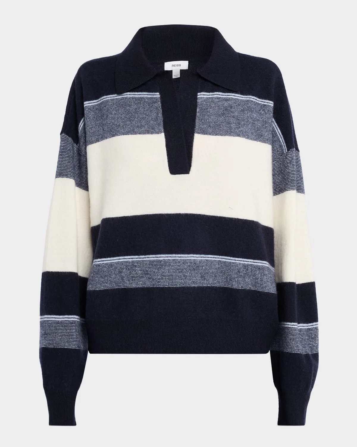 Simmy Wool-Cashmere Striped Sweater - 1