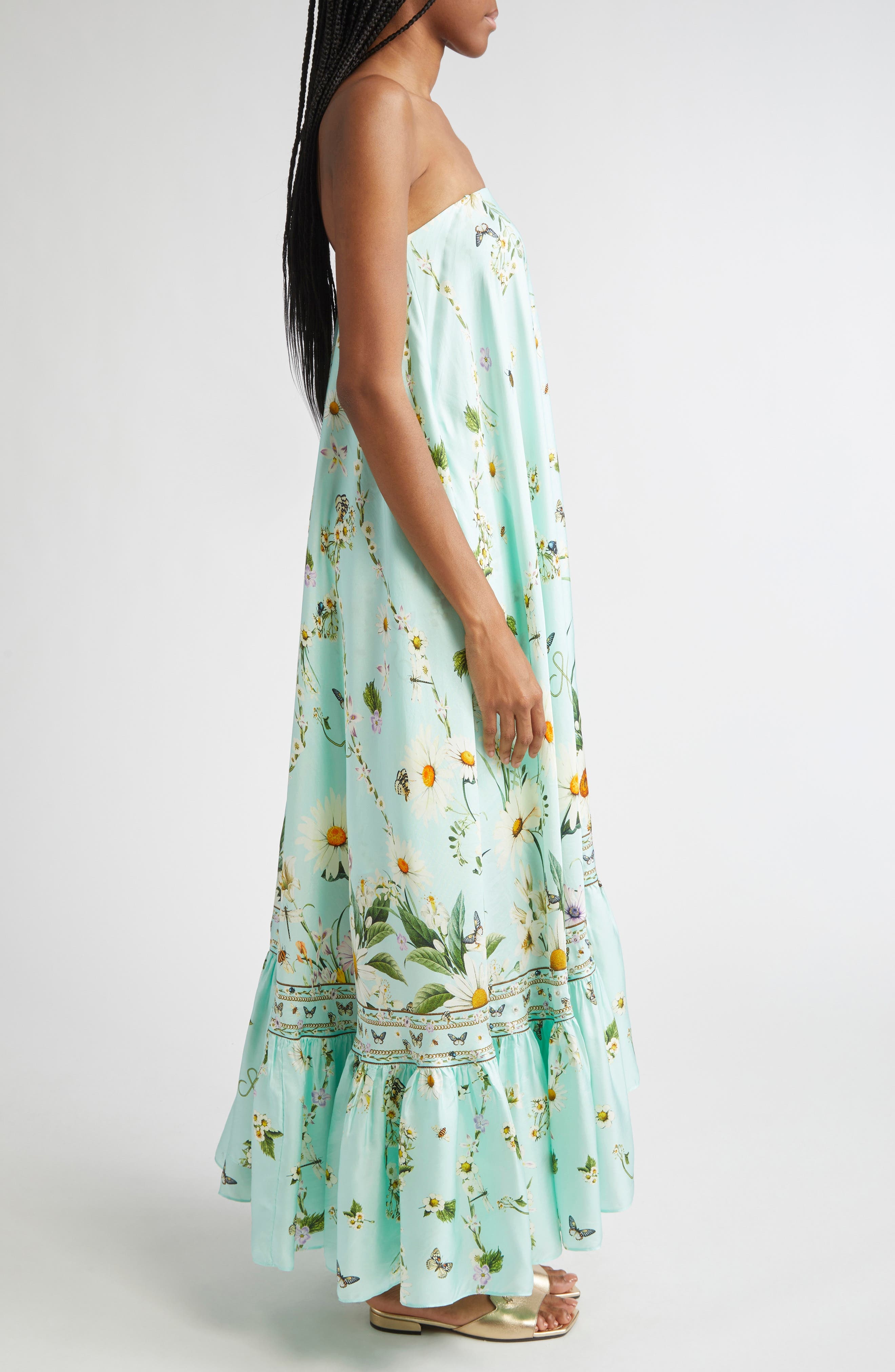 Camilla Floral Freefall Convertible Silk Maxi Dress at Nordstrom - 4