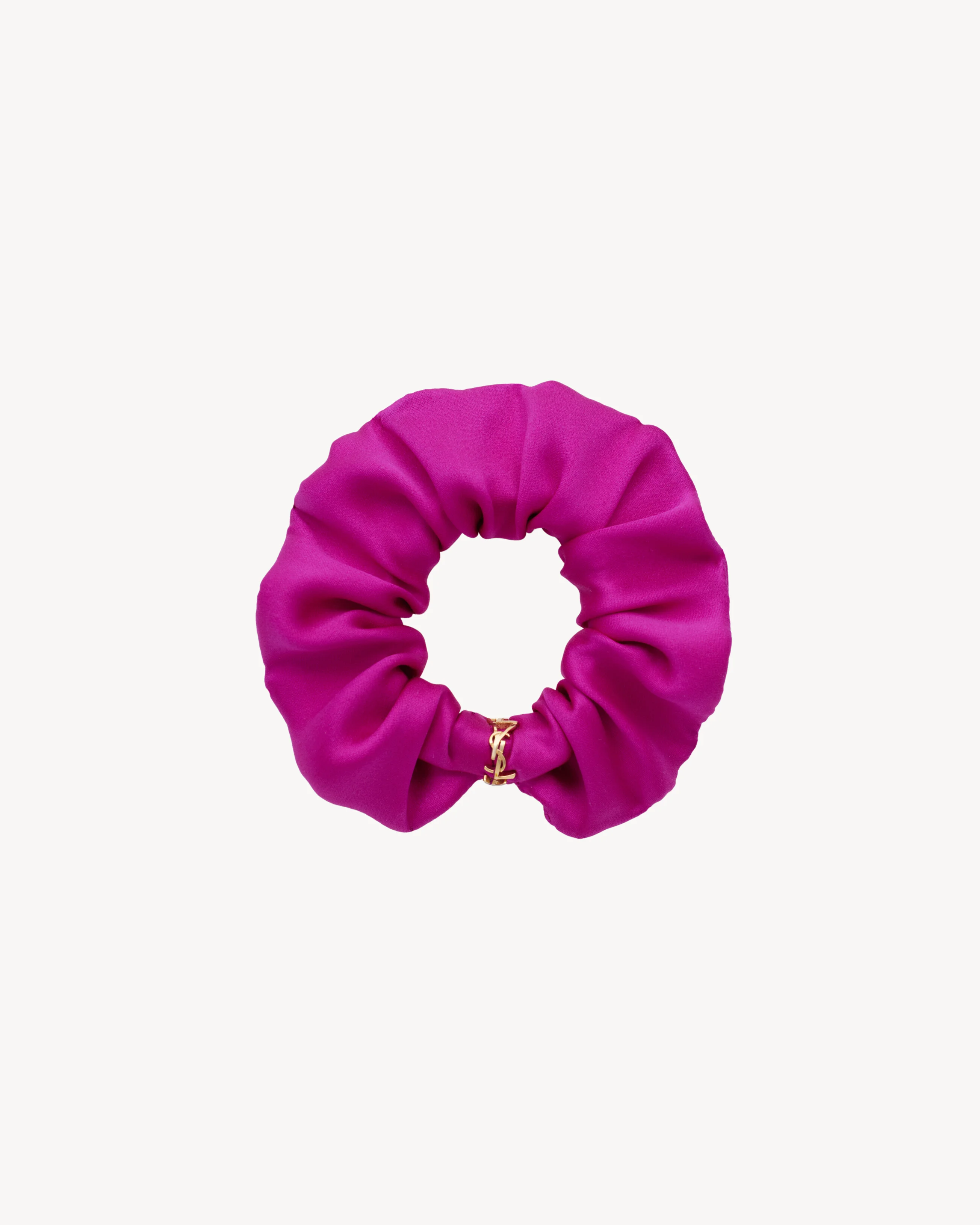 CASSANDRE SCRUNCHIE IN SILK SATIN - 1