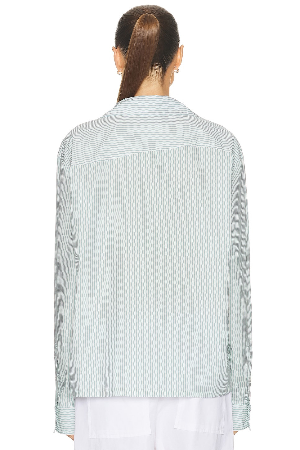 Wordmark Button Up Shirt - 4